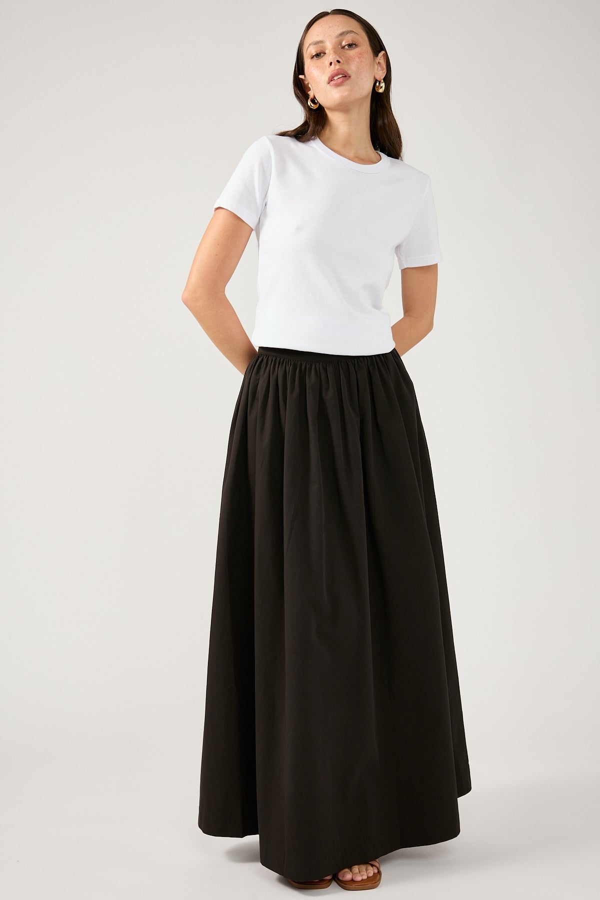 Perfect Stranger Isley Maxi Skirt Black