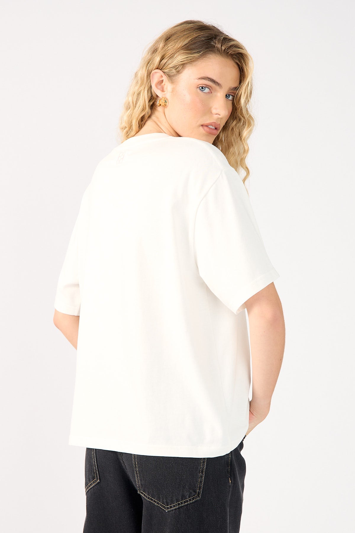 Perfect Stranger Cool Bananas Oversized T-Shirt Cream/Yellow
