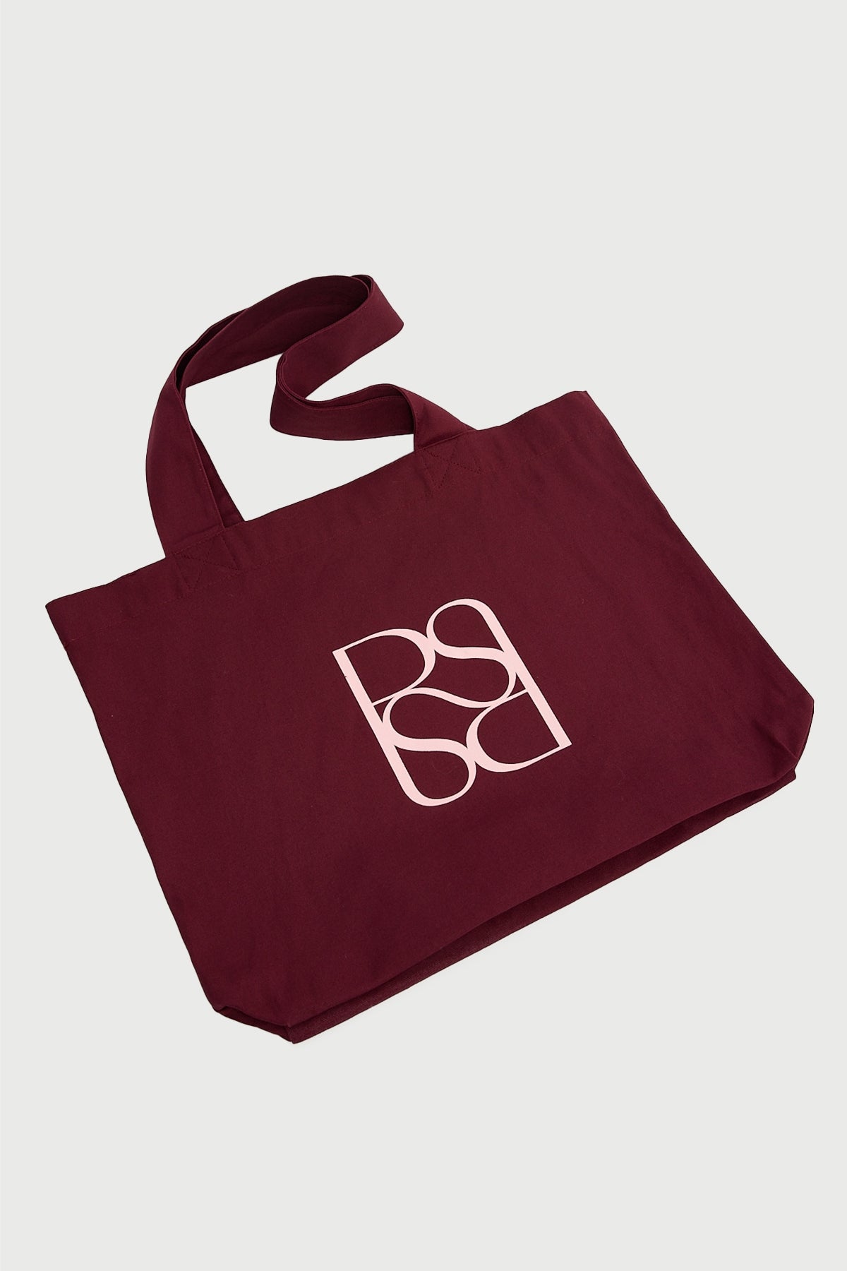Perfect Stranger Monogram Tote Wine