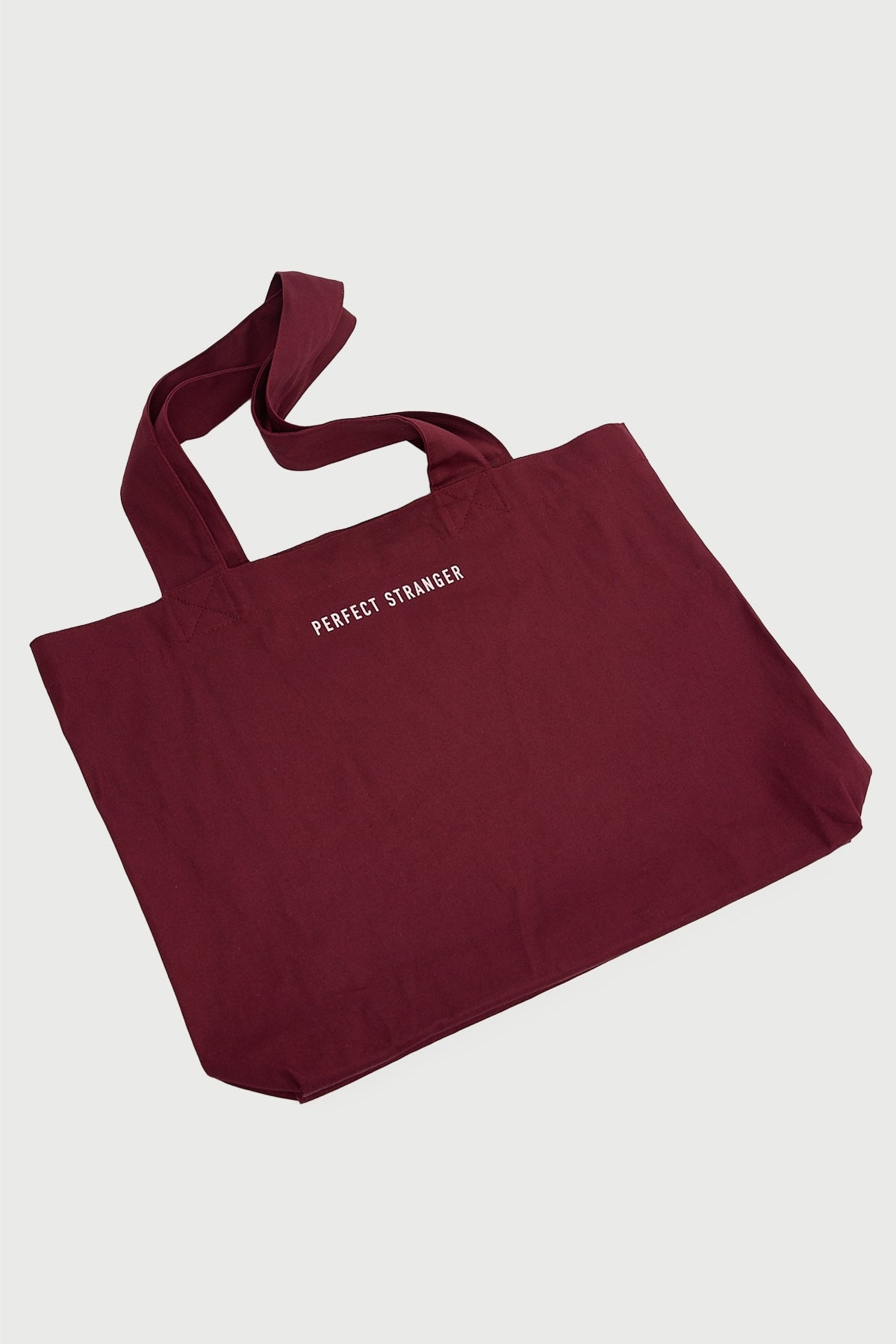Perfect Stranger Monogram Tote Wine