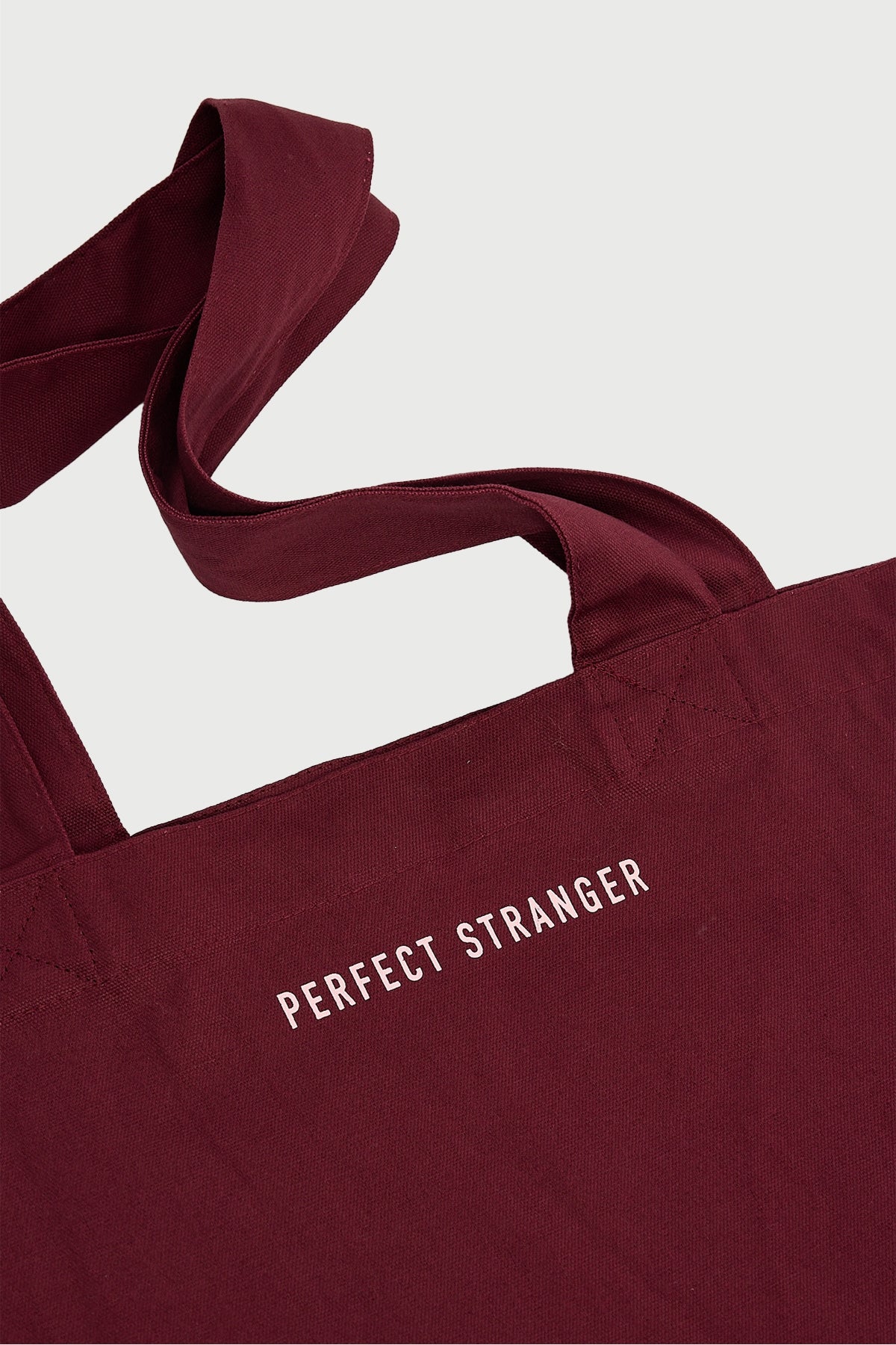 Perfect Stranger Monogram Tote Wine