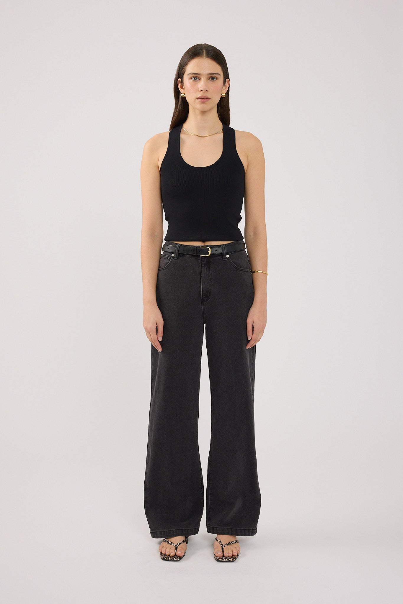 Abrand A 94 High and Wide Sophie Washed Black