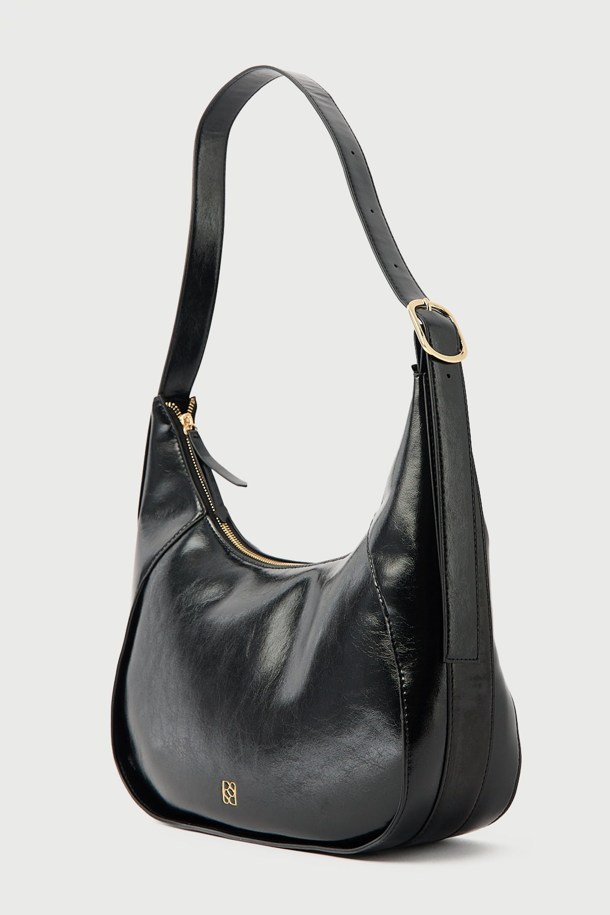 Perfect Stranger Halo Crescent Handbag Black