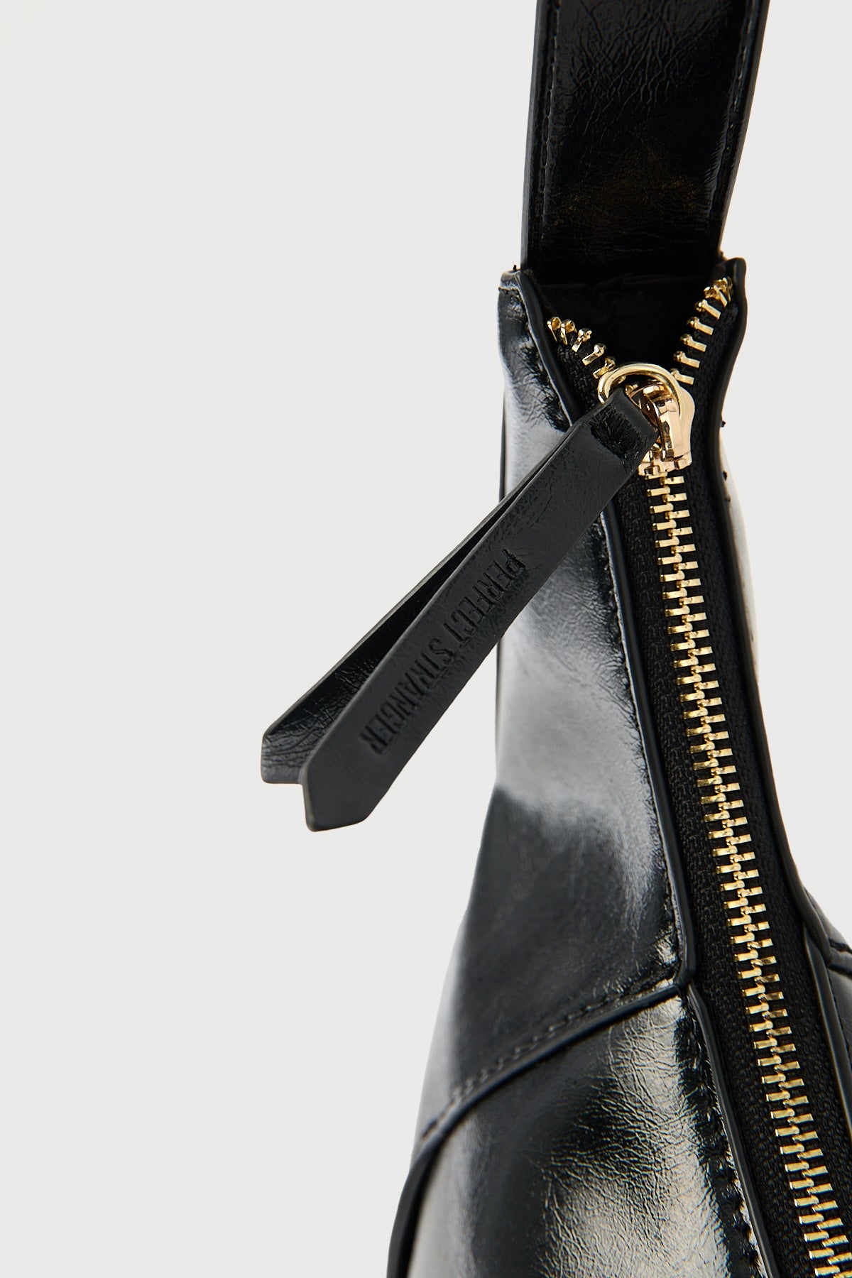 Perfect Stranger Halo Crescent Handbag Black