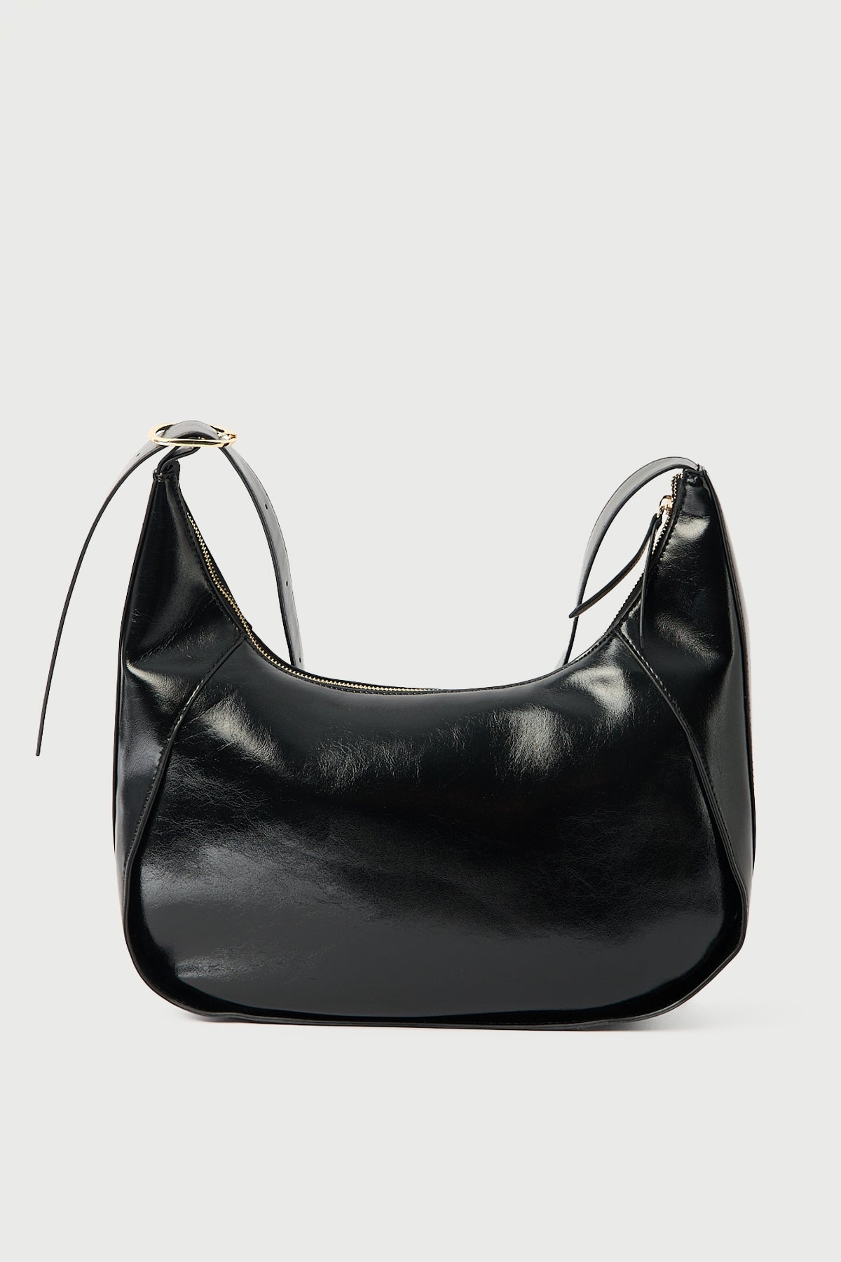Perfect Stranger Halo Crescent Handbag Black