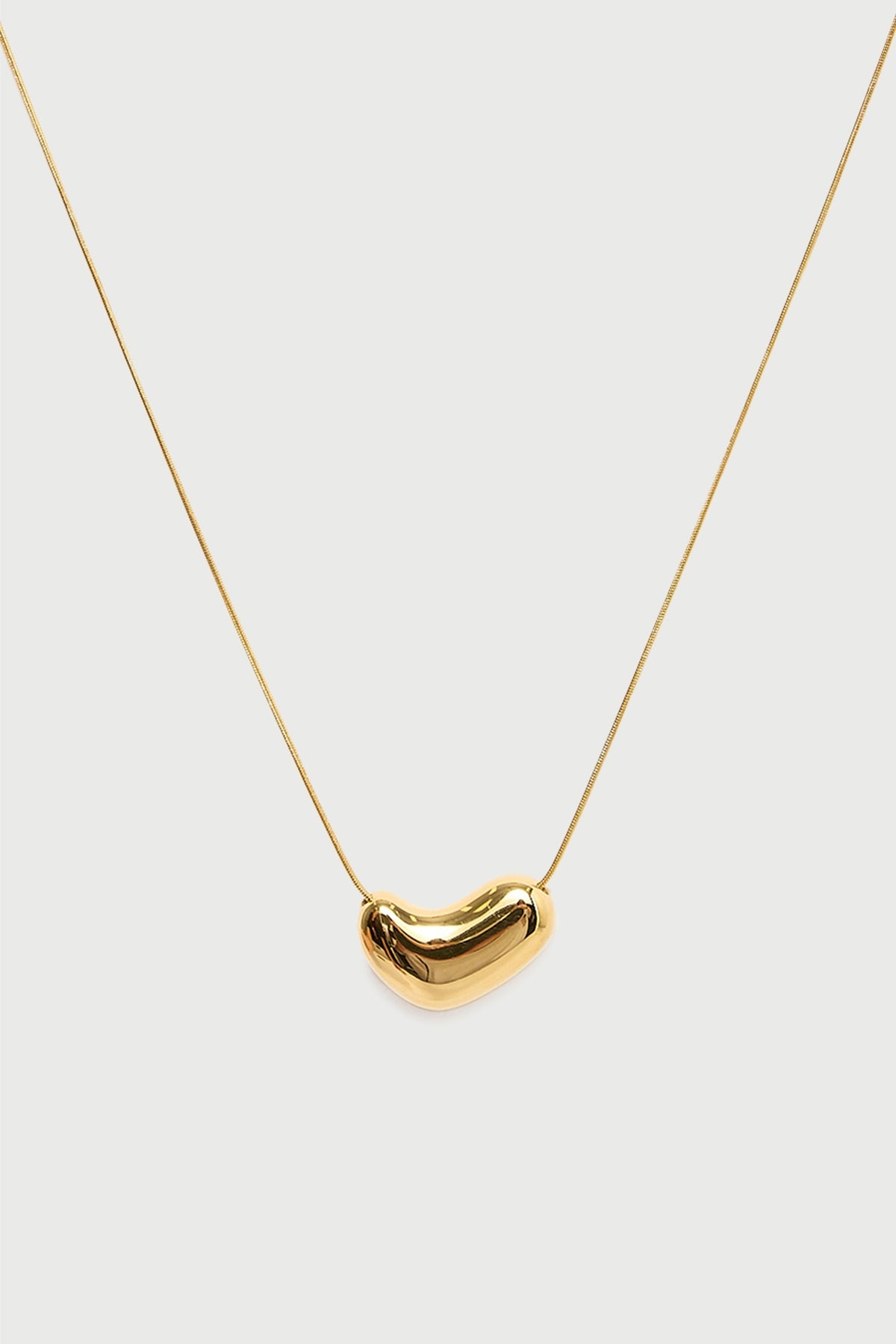 Perfect Stranger Molten Pendant Necklace 18k Gold Plated