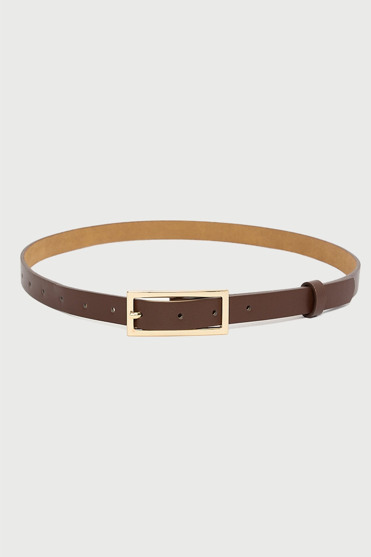 Perfect Stranger Signature Thin Belt Brown