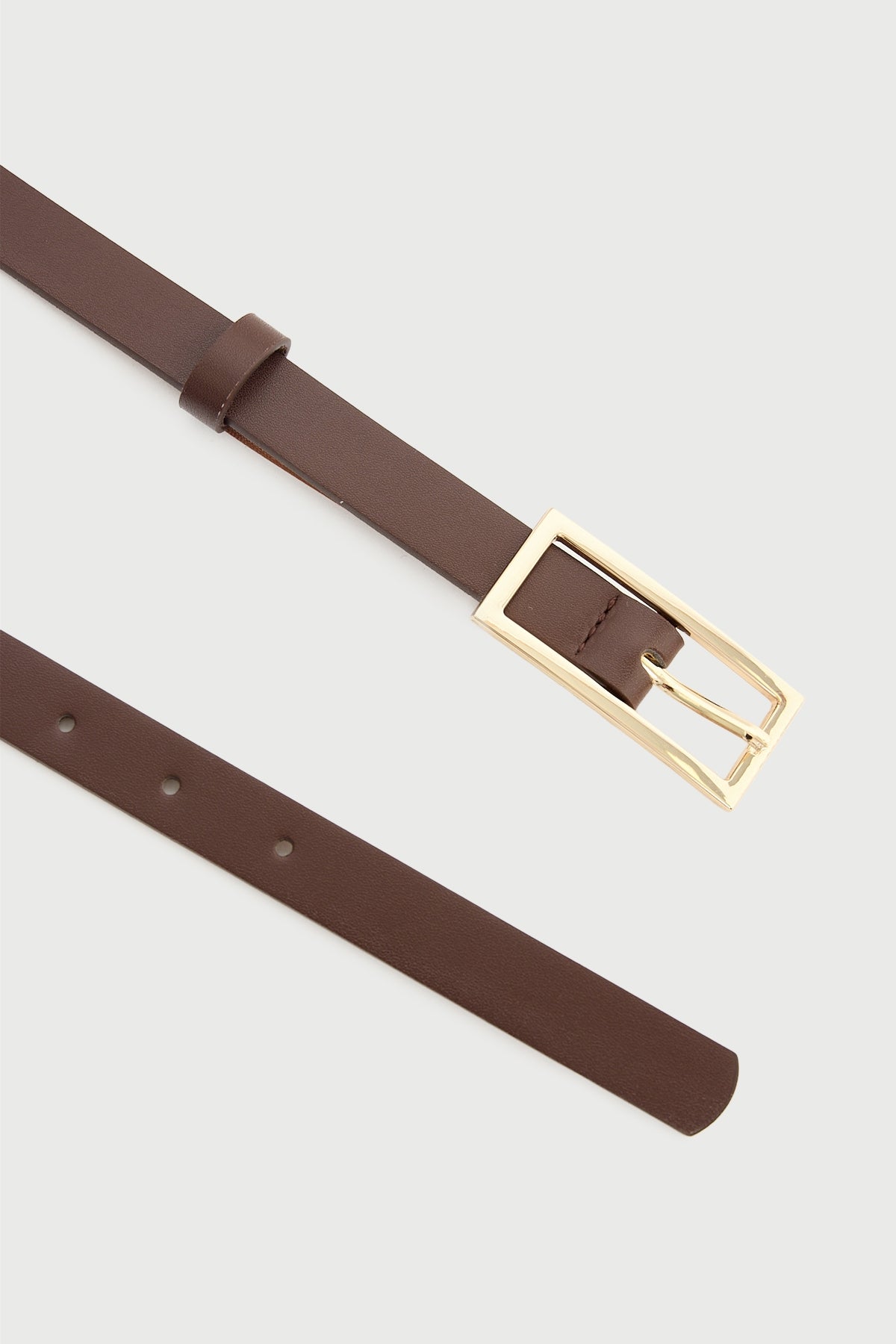Perfect Stranger Signature Thin Belt Brown