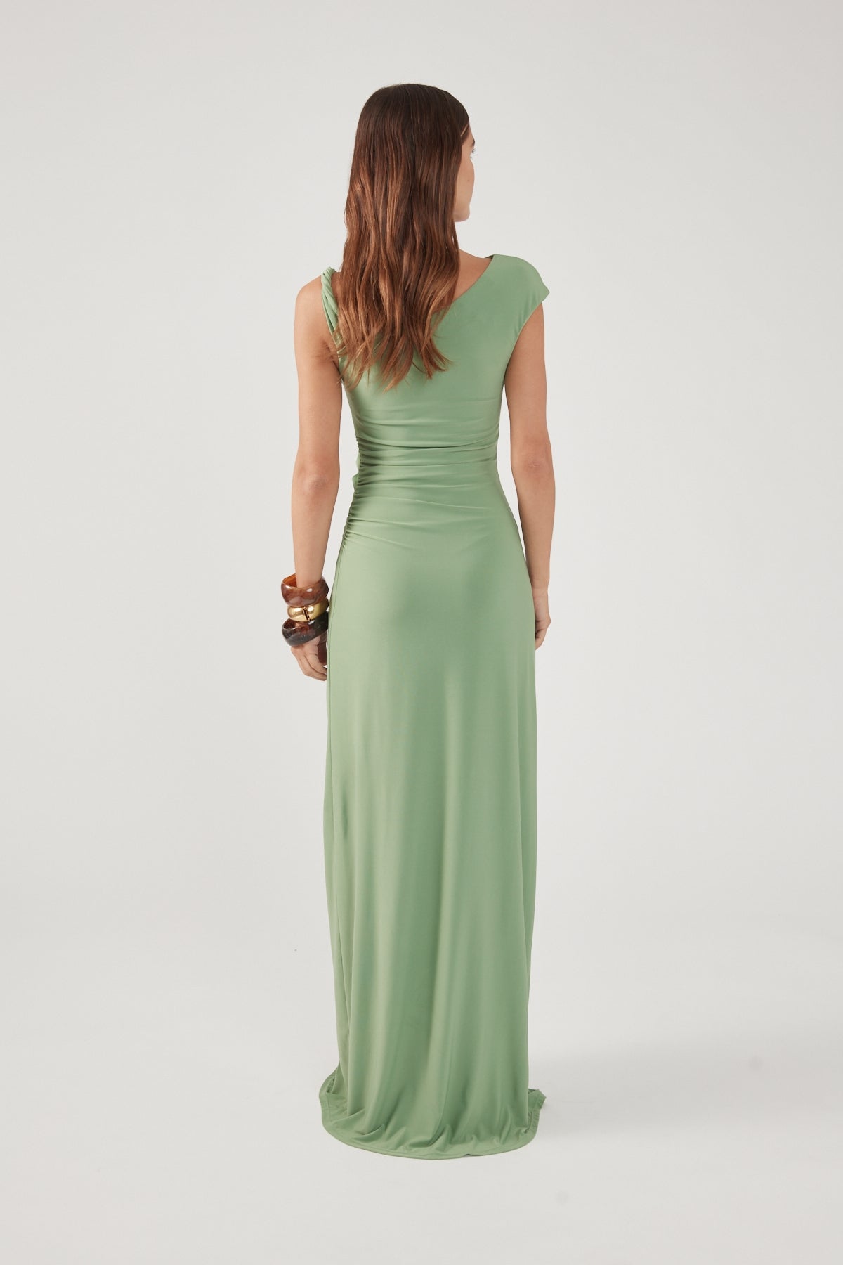 Perfect Stranger Miro Twist Maxi Dress Green