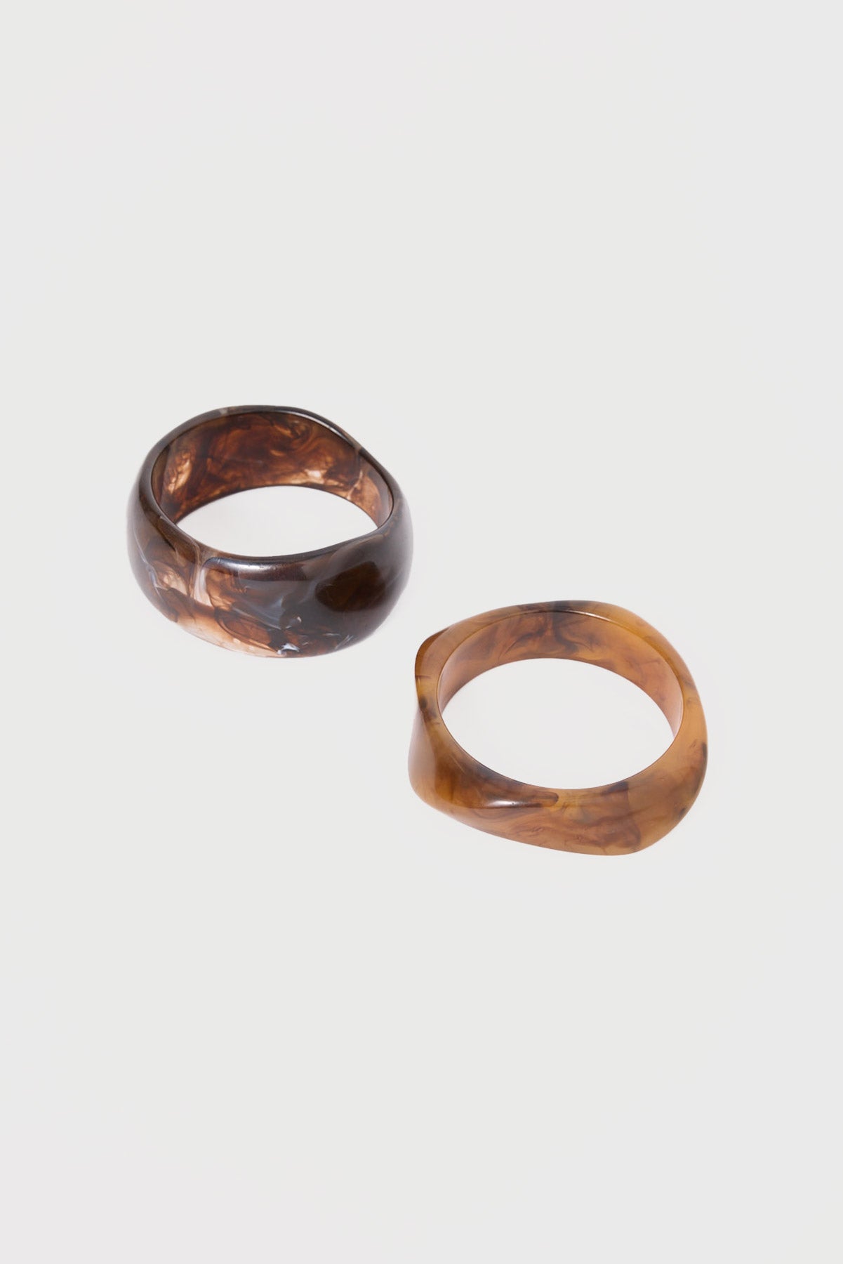 Perfect Stranger Resin Bangle Pack Brown