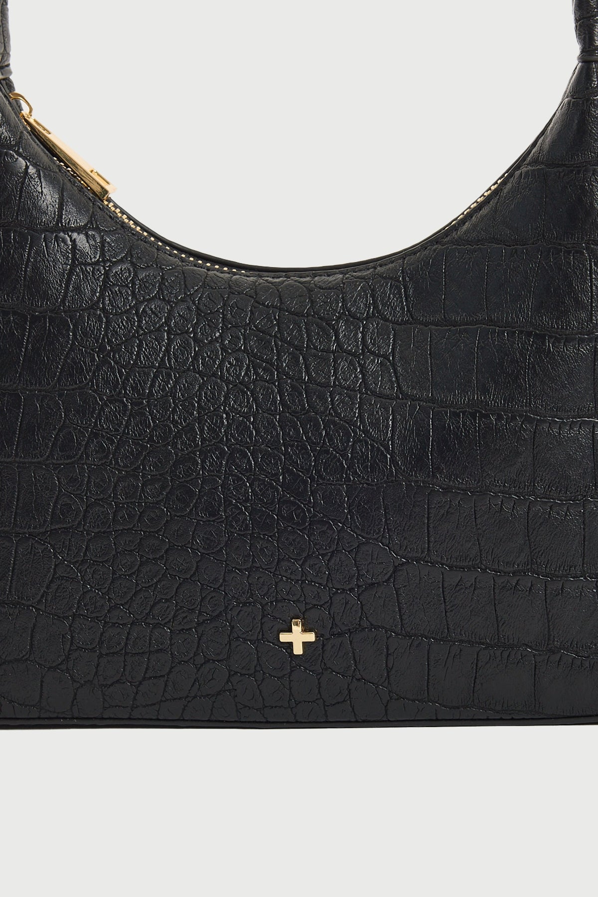 Peta + Jain Sweetie Black Croc PU/Gold
