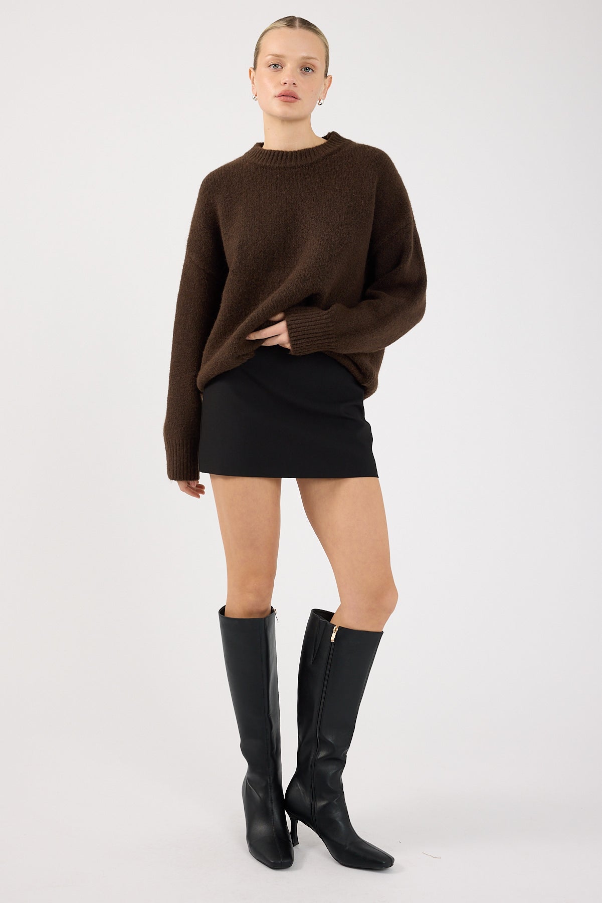 Perfect Stranger Luca Mini Skirt Black