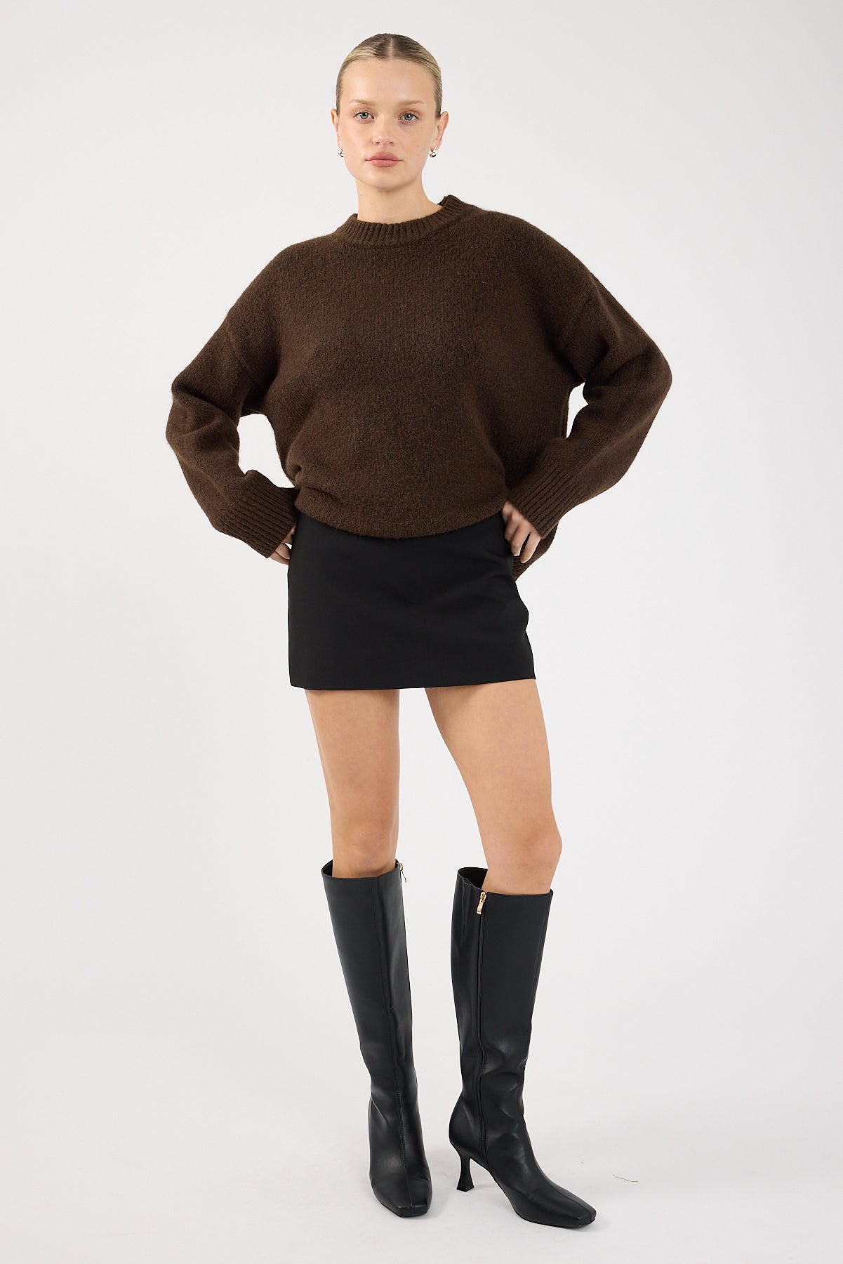 Perfect Stranger Luca Mini Skirt Black