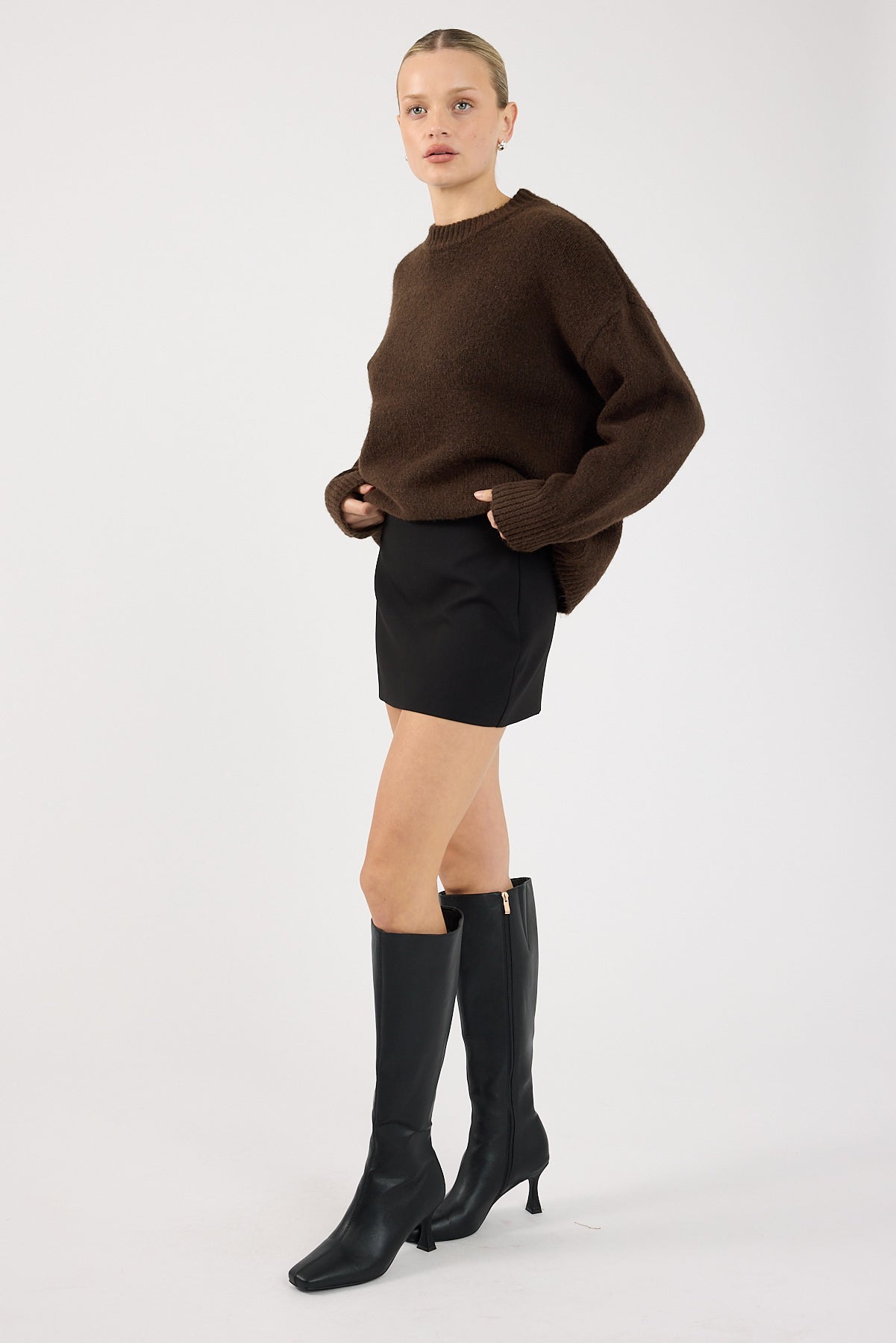 Perfect Stranger Luca Mini Skirt Black