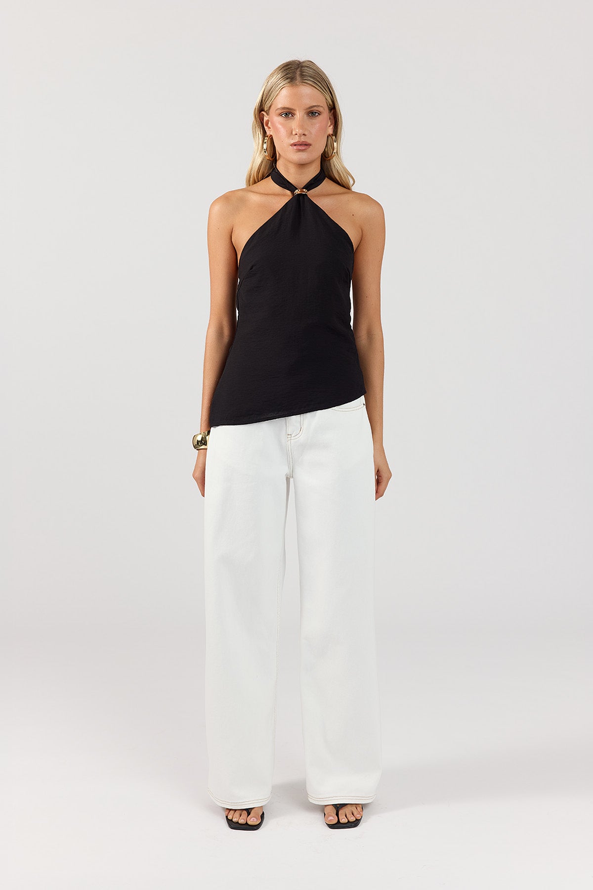 Perfect Stranger Avalia Halter Top Black