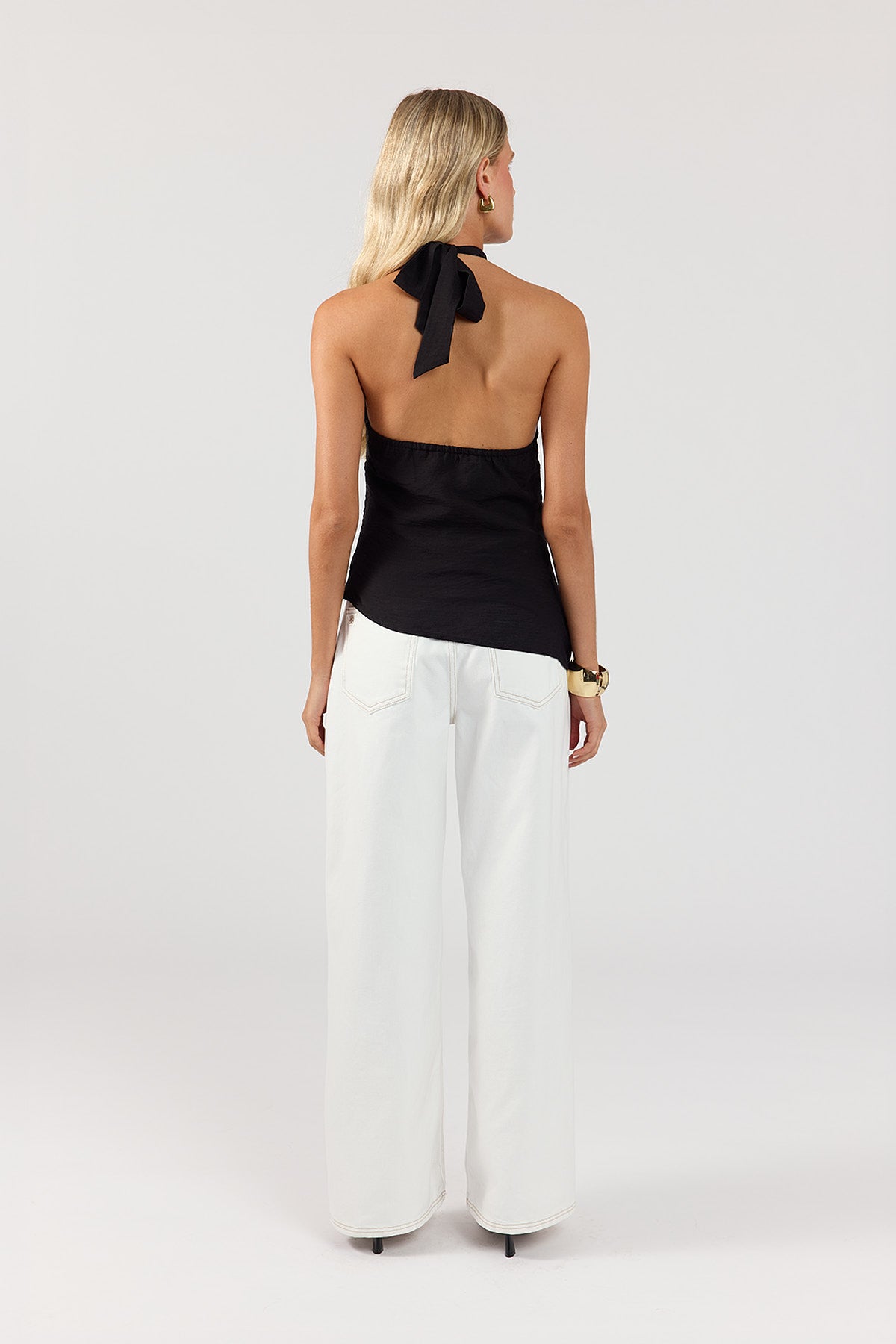 Perfect Stranger Avalia Halter Top Black