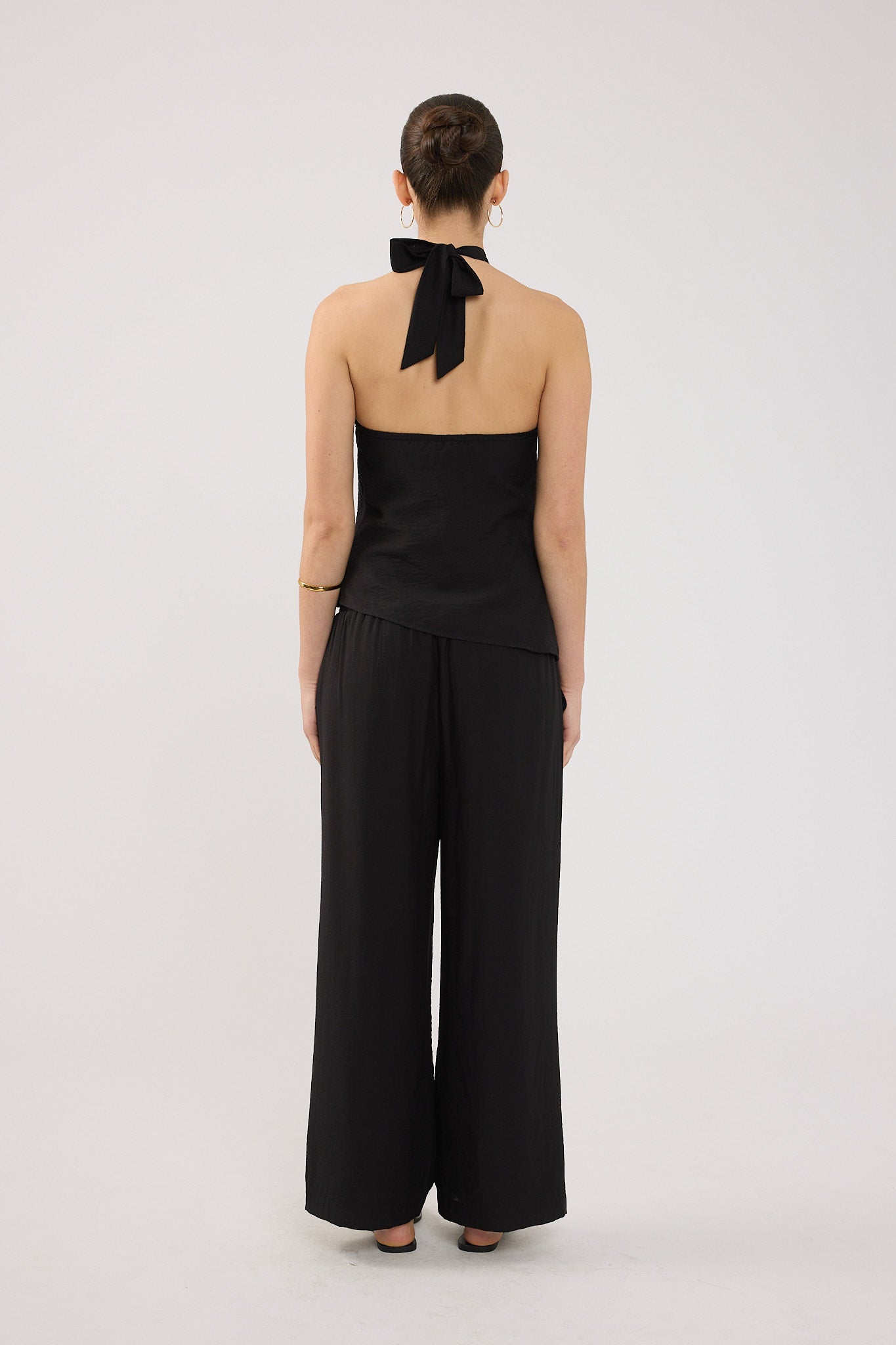 Perfect Stranger Avalia Elastic Waist Pant Black