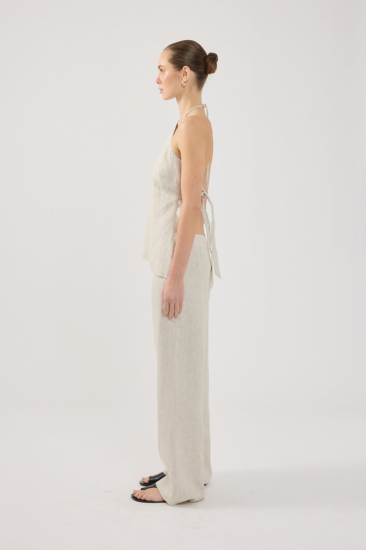 Perfect Stranger Reese Halter Top Oat