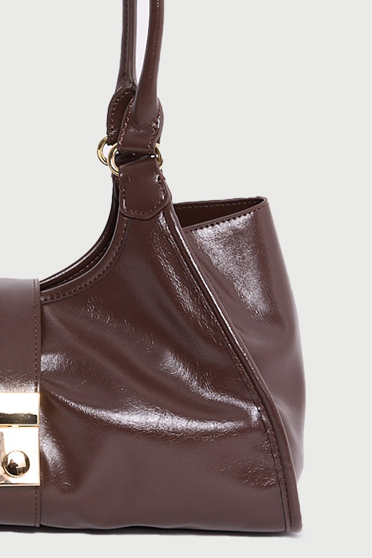 Peta + Jain Monica Chocolate Crinkle/Gold