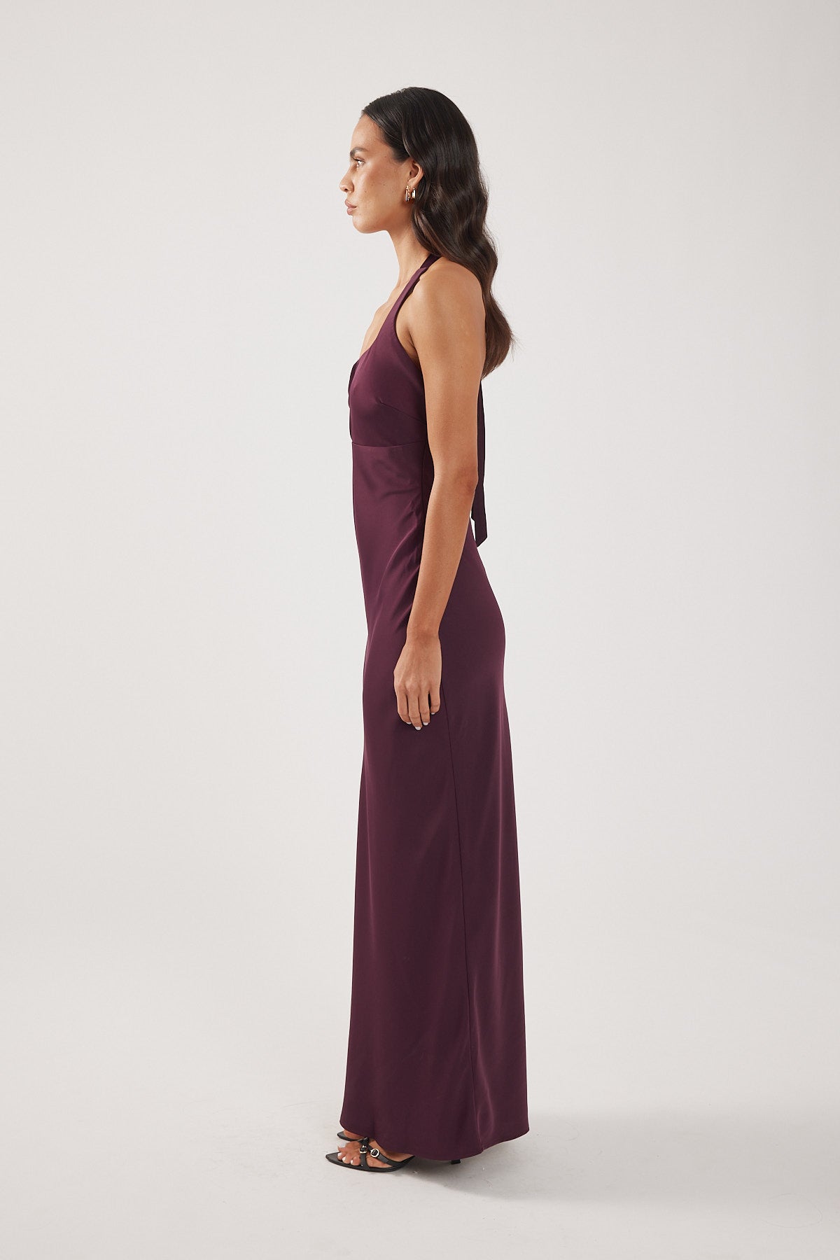 Perfect Stranger Hazel Maxi Dress Plum