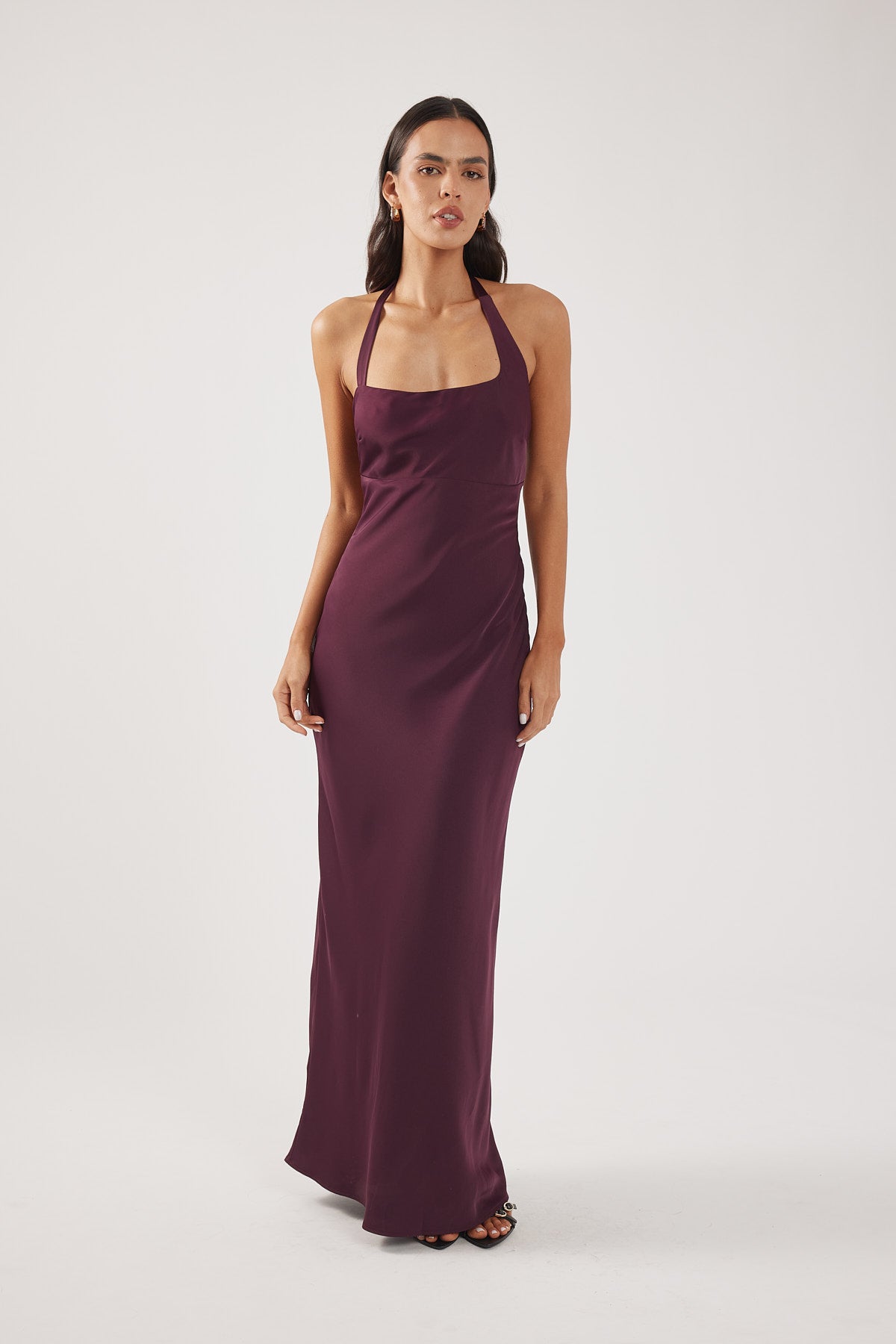 Perfect Stranger Hazel Maxi Dress Plum