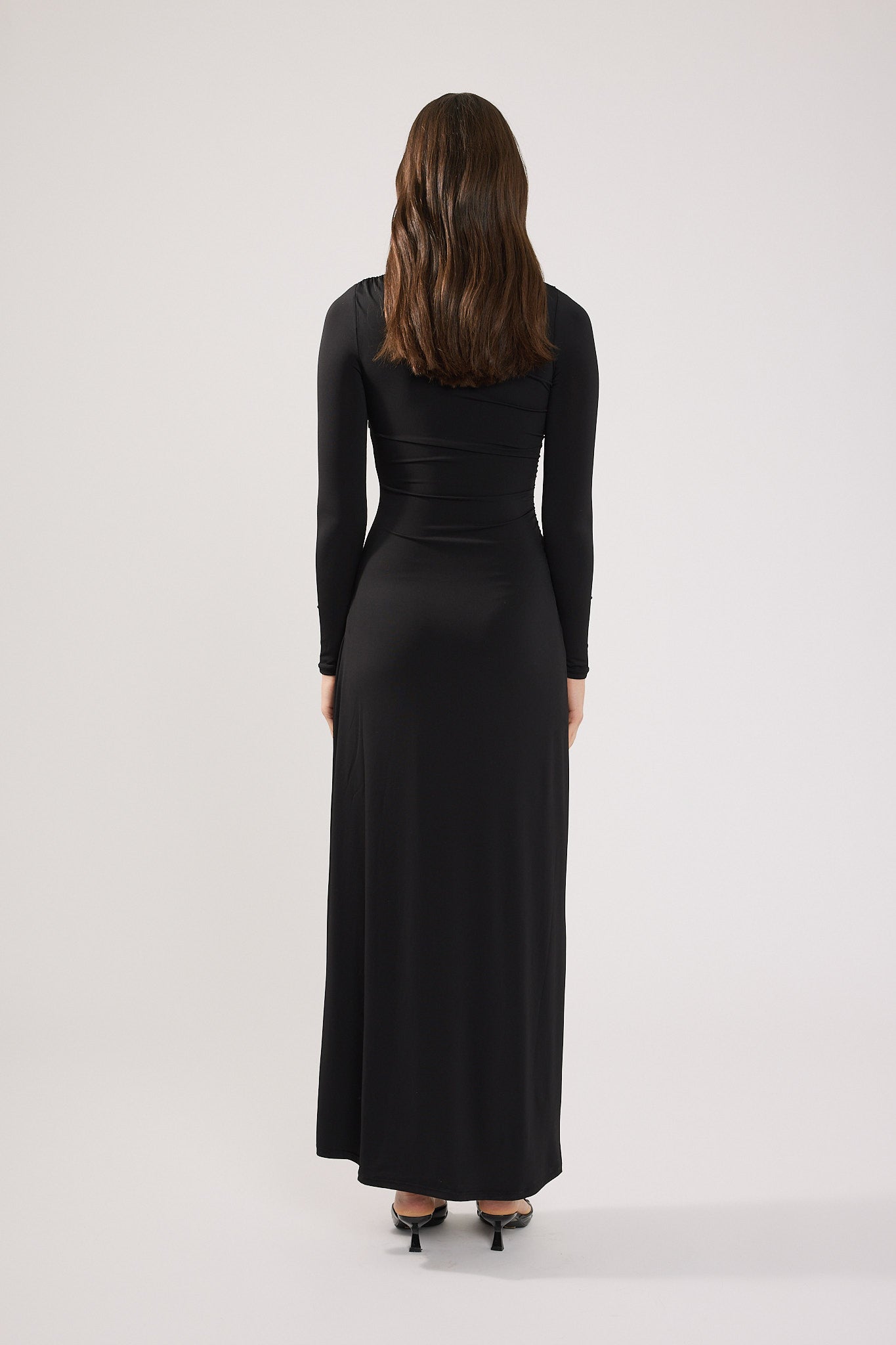 Perfect Stranger Rosie Long Sleeve Maxi Dress Black