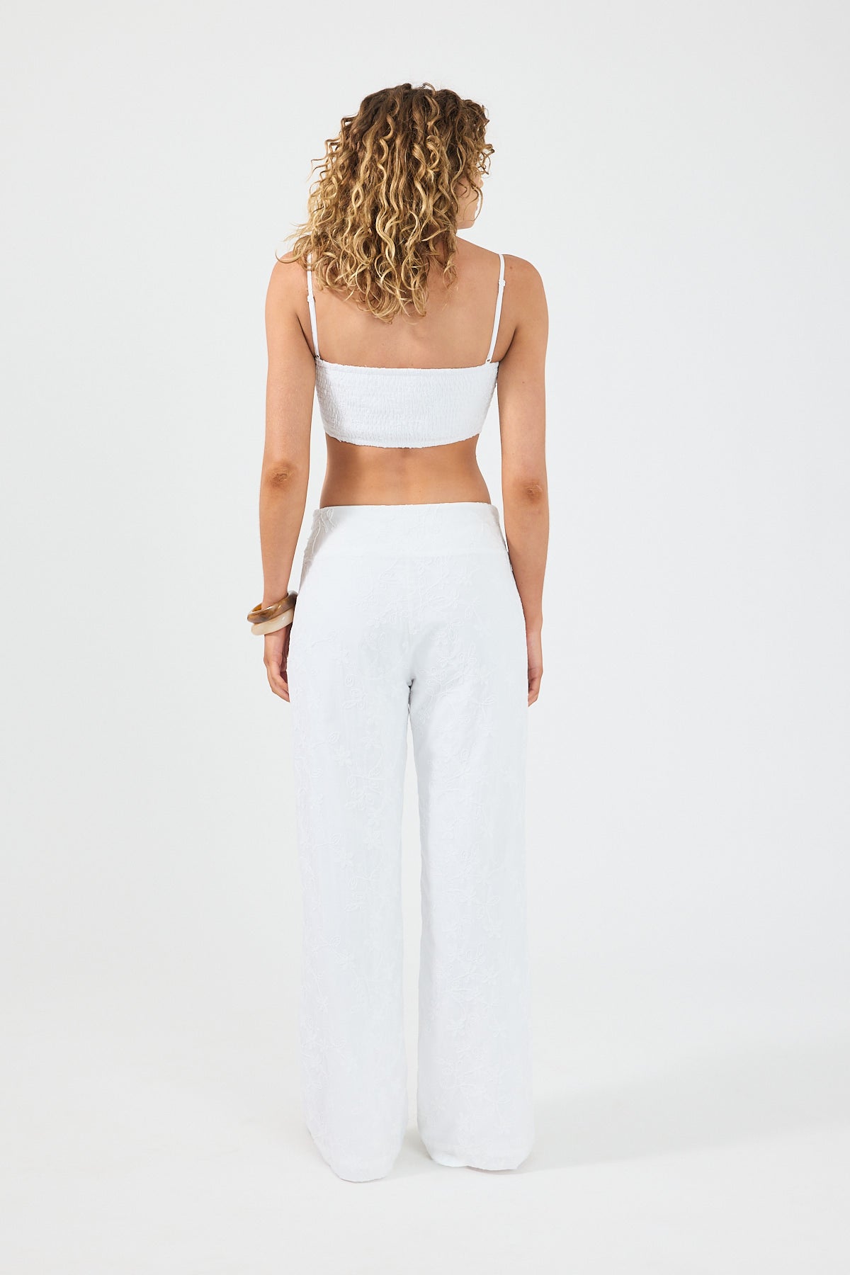 Perfect Stranger Pascal Jacquard Bralette White