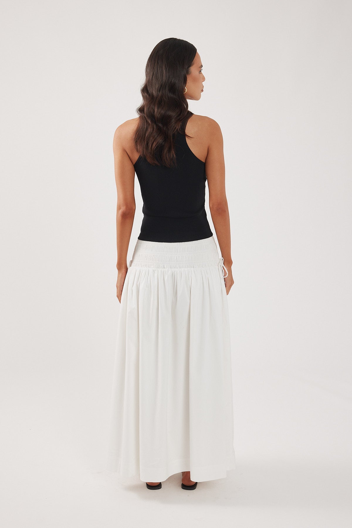 Perfect Stranger Gabrielle Maxi Skirt White