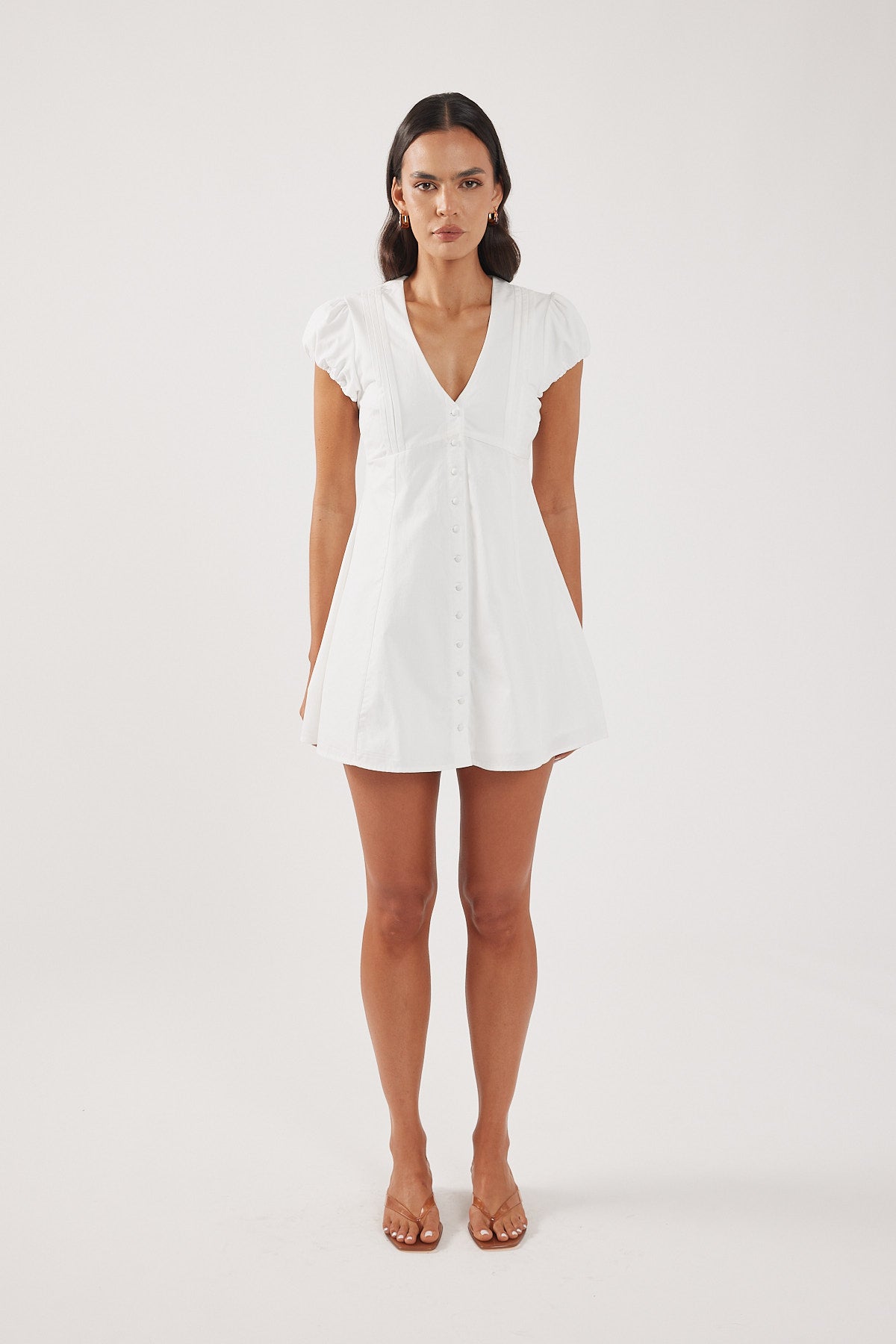 arielle mini dress Arielle Metallic Mini Dress - Gold Gold