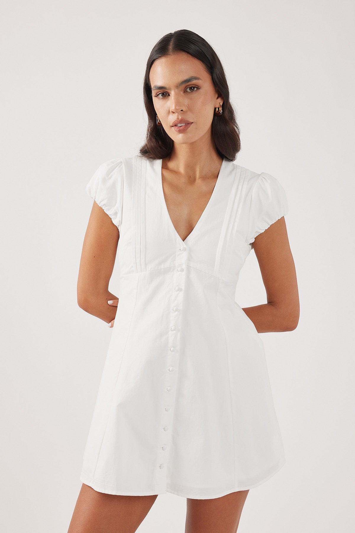 Perfect Stranger Arielle Mini Dress White
