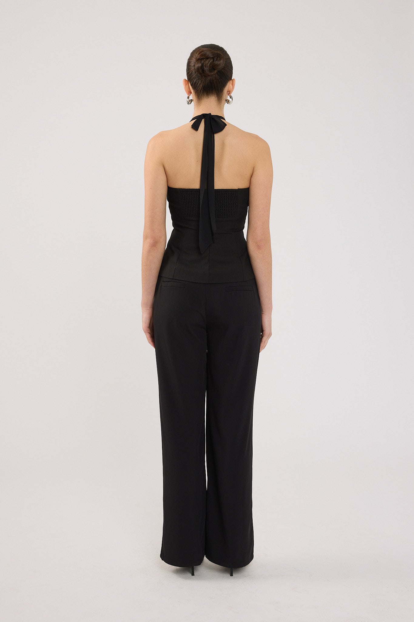 Perfect Stranger Lula Halter Top Black