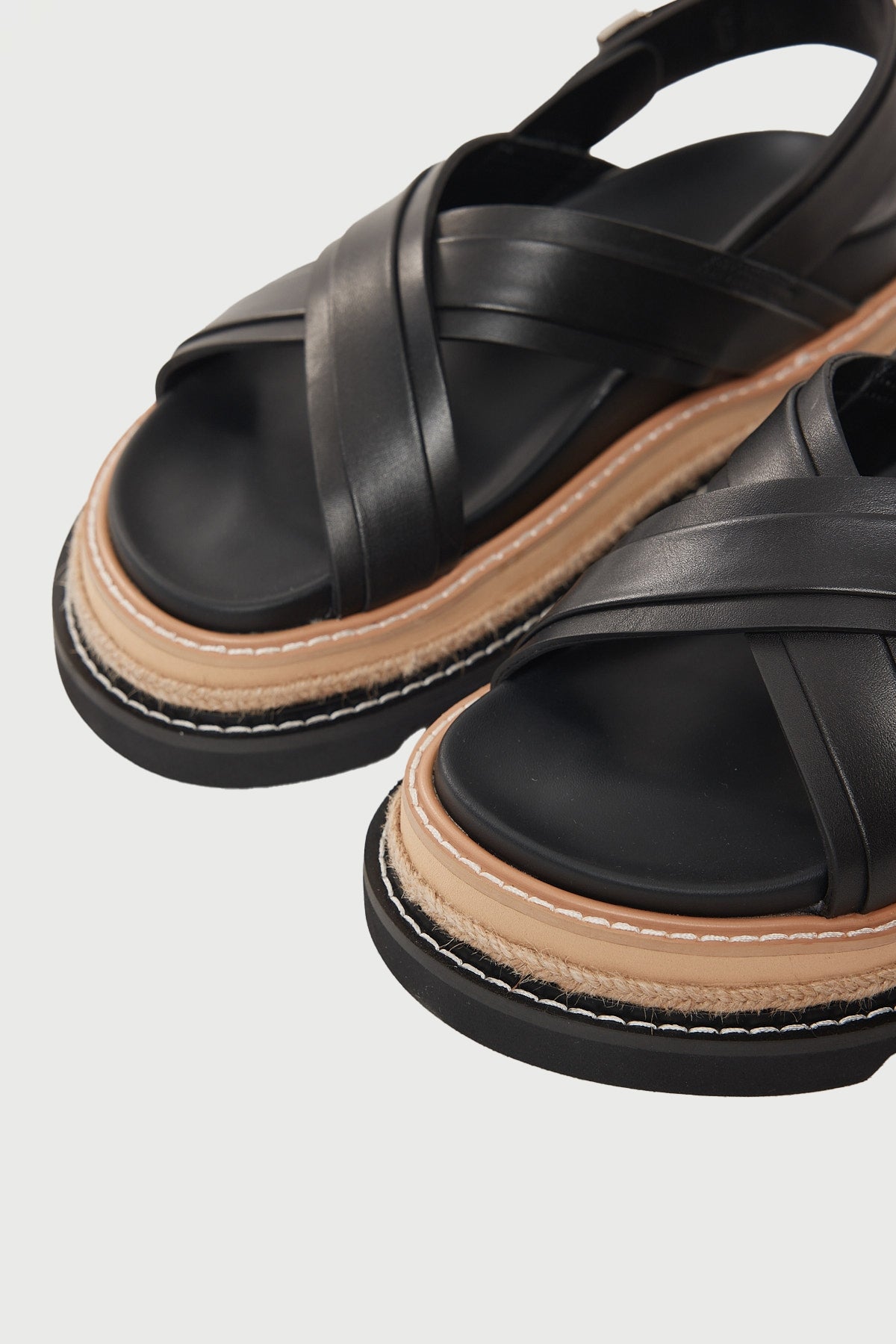 Veena Black Leather