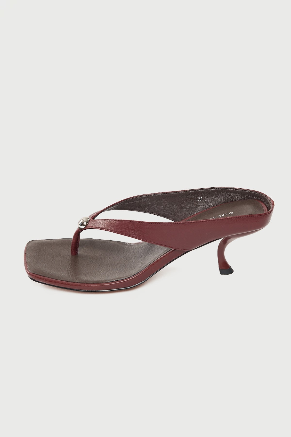 Alias Mae Aria Burgundy Oily Leather