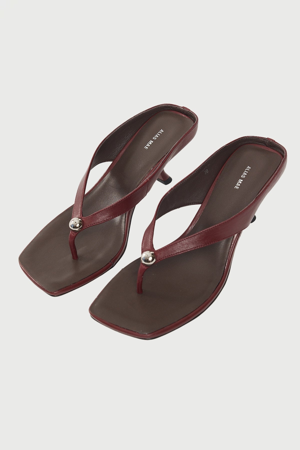 Alias Mae Aria Burgundy Oily Leather