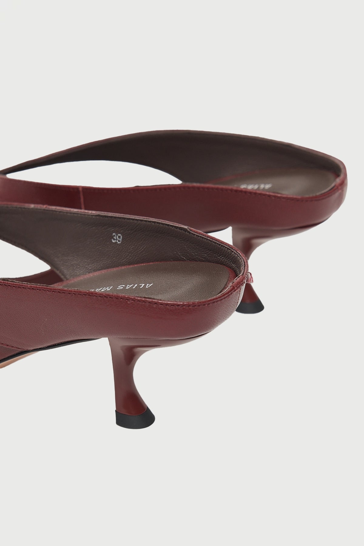 Alias Mae Aria Burgundy Oily Leather