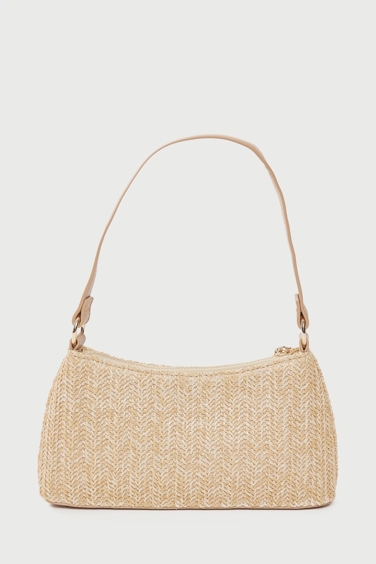 Perfect Stranger Serene Raffia Shoulder Bag Natural