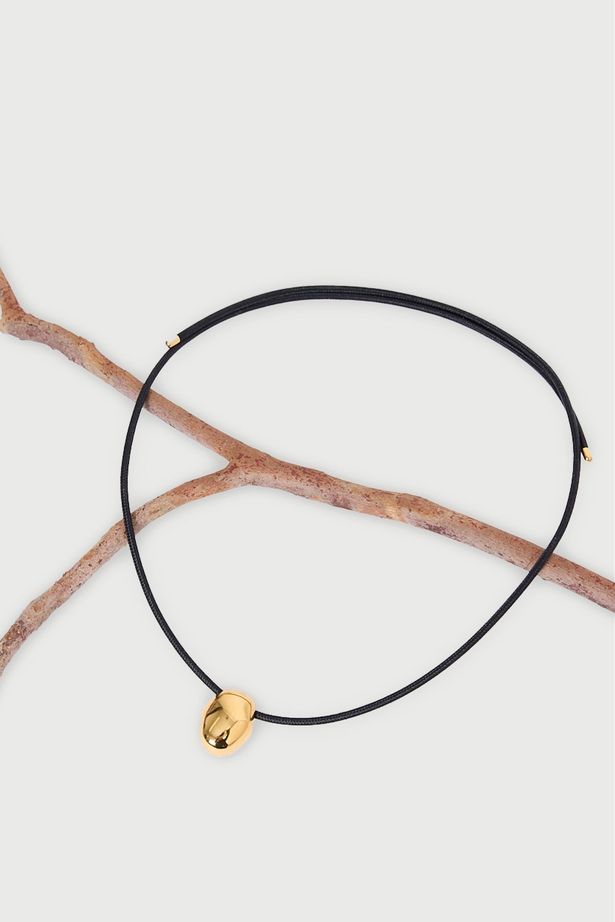 Cendre Jean Necklace Gold/Black