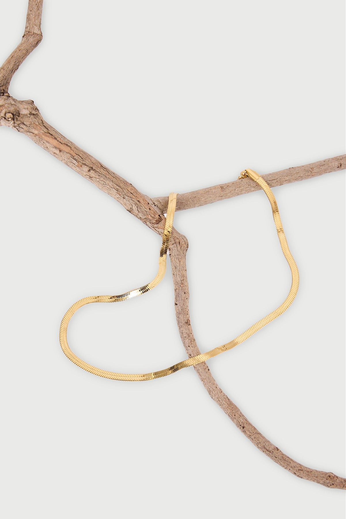 Cendre Beau Snake Necklace Gold