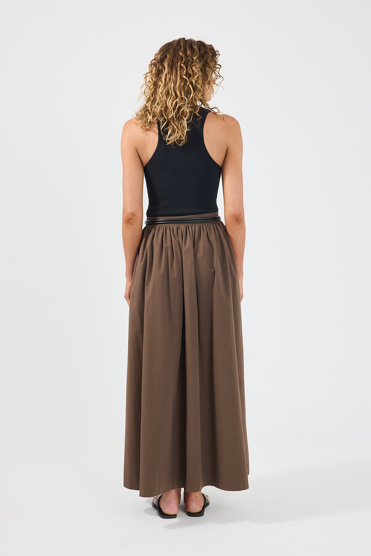 Perfect Stranger Isley Maxi Skirt Brown