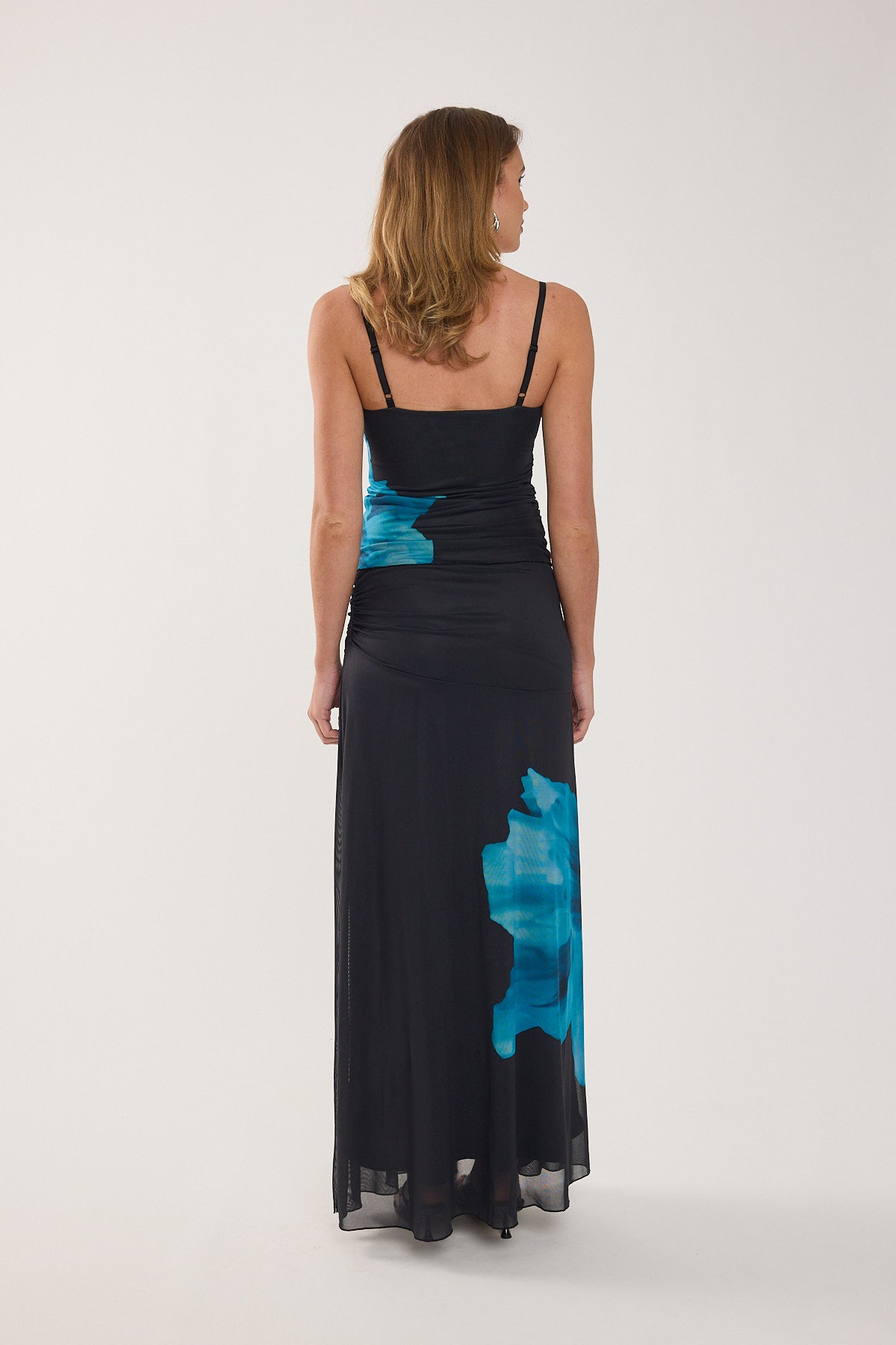 Perfect Stranger Belle Cami Top Blue Print