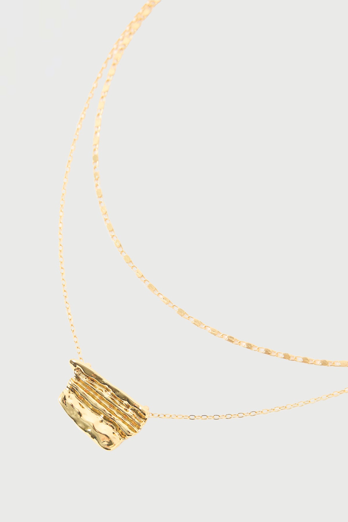 Perfect Stranger Alba Layered Necklace 2PK 18K Gold Plated