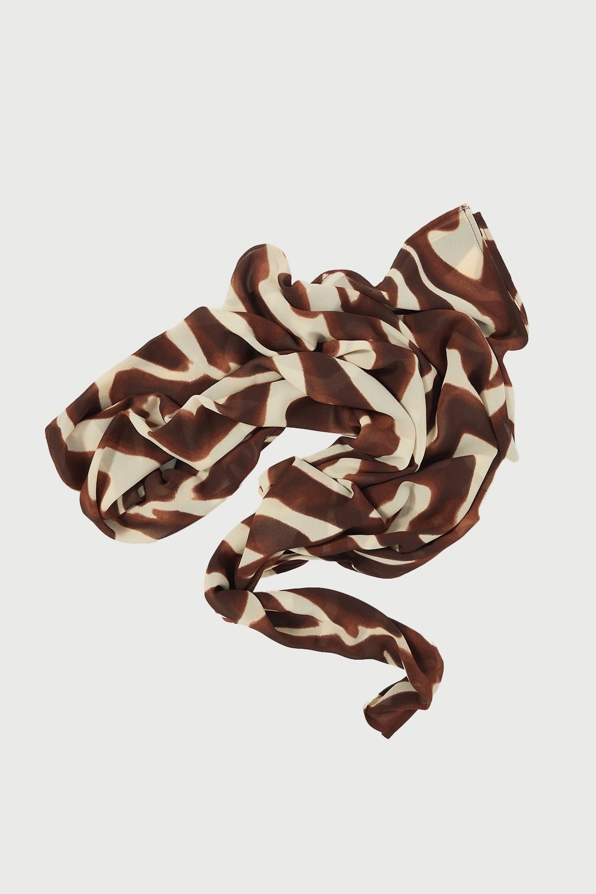 Perfect Stranger Elliot Scarf Brown Print