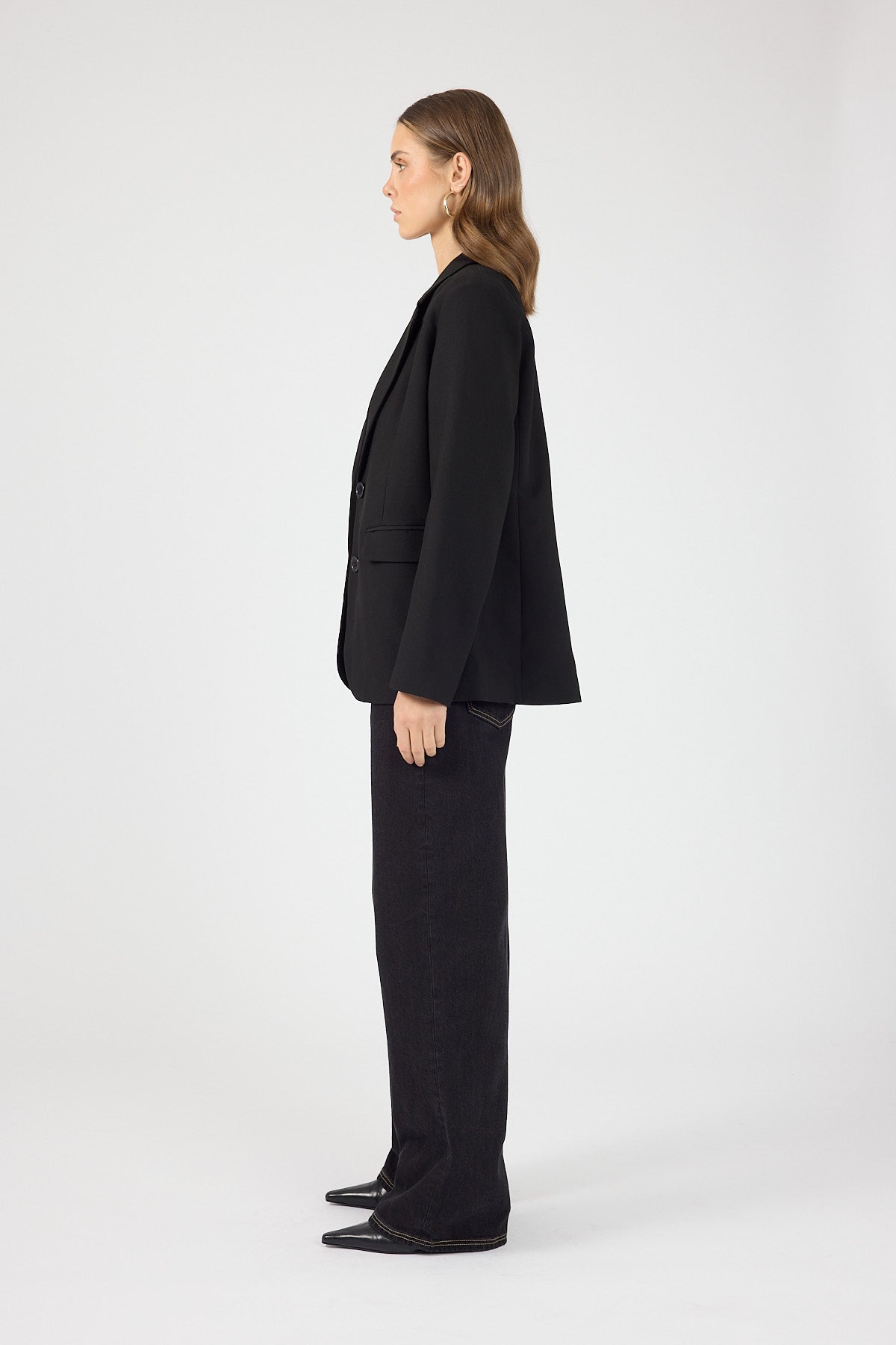 Perfect Stranger Luca Oversized Blazer Black