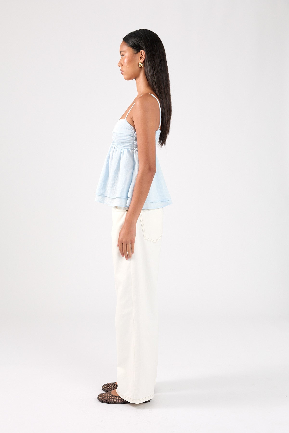 Perfect Stranger Liora Cami Top Light Blue