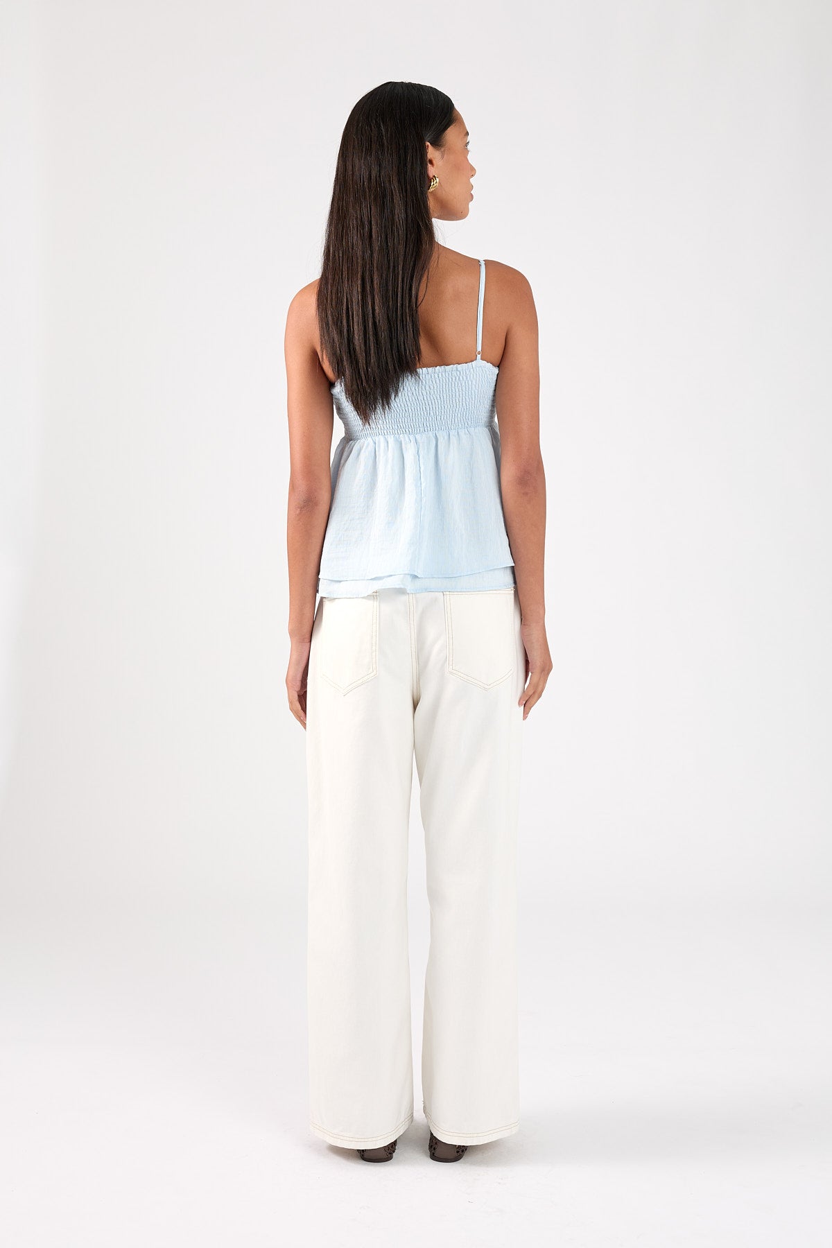 Perfect Stranger Liora Cami Top Light Blue
