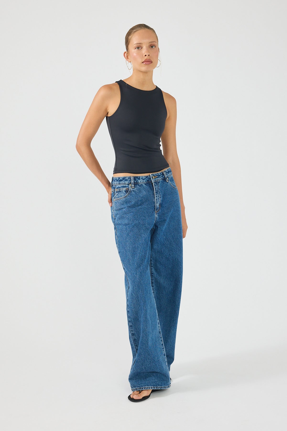 Perfect Stranger Orion Stretch Top Black