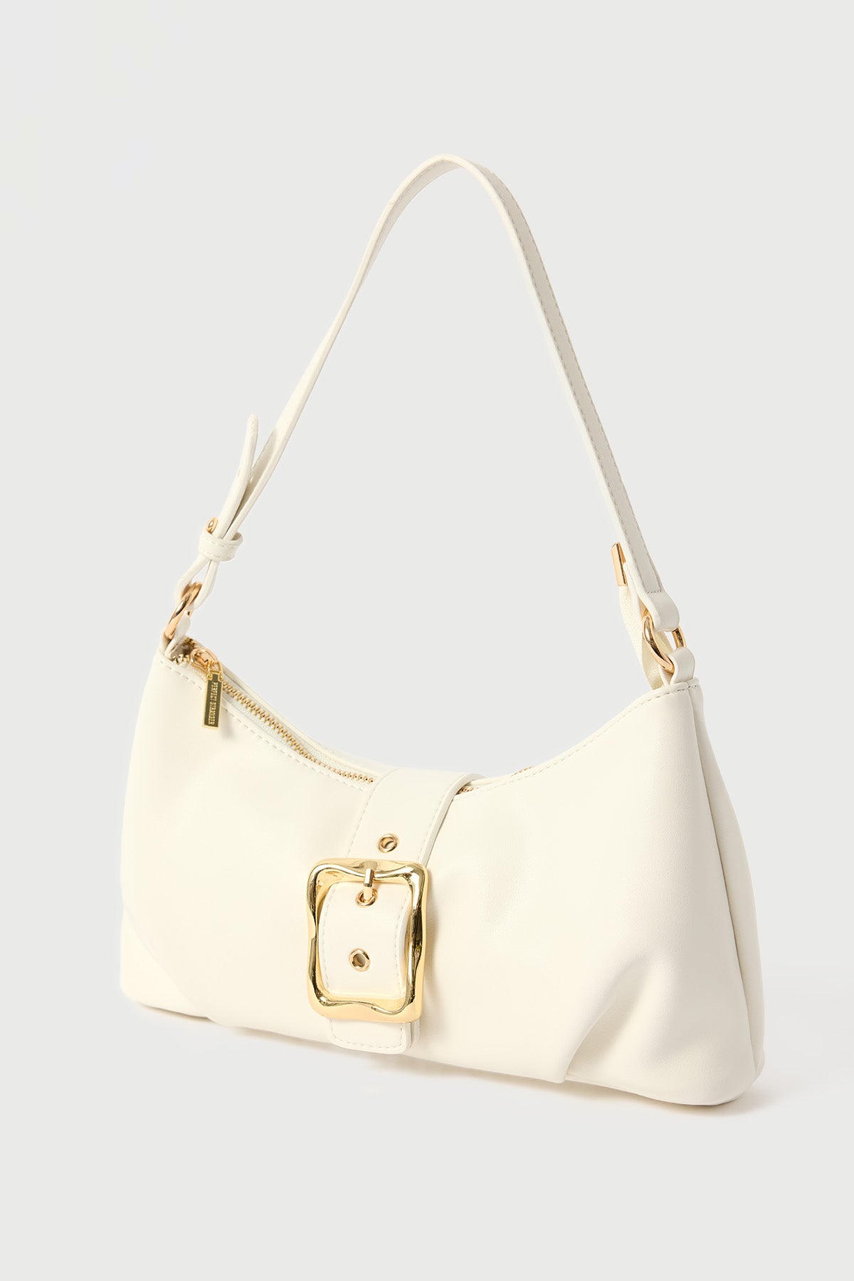 Perfect Stranger Enola Buckle Shoulder Bag White