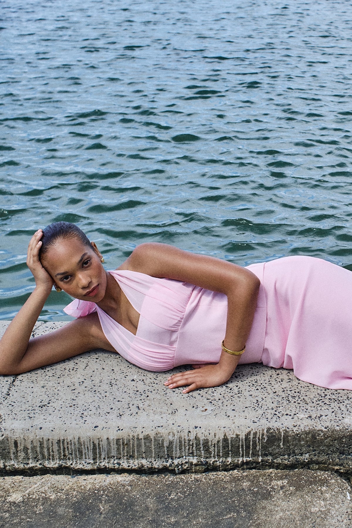 Perfect Stranger Lula Halter Top Light Pink