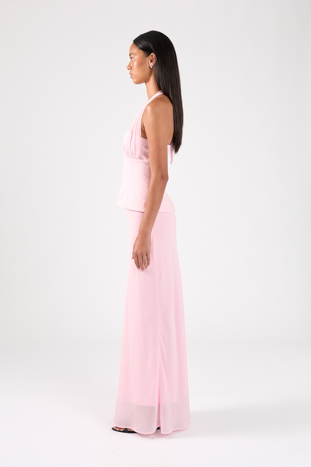 Perfect Stranger Lula Halter Top Light Pink
