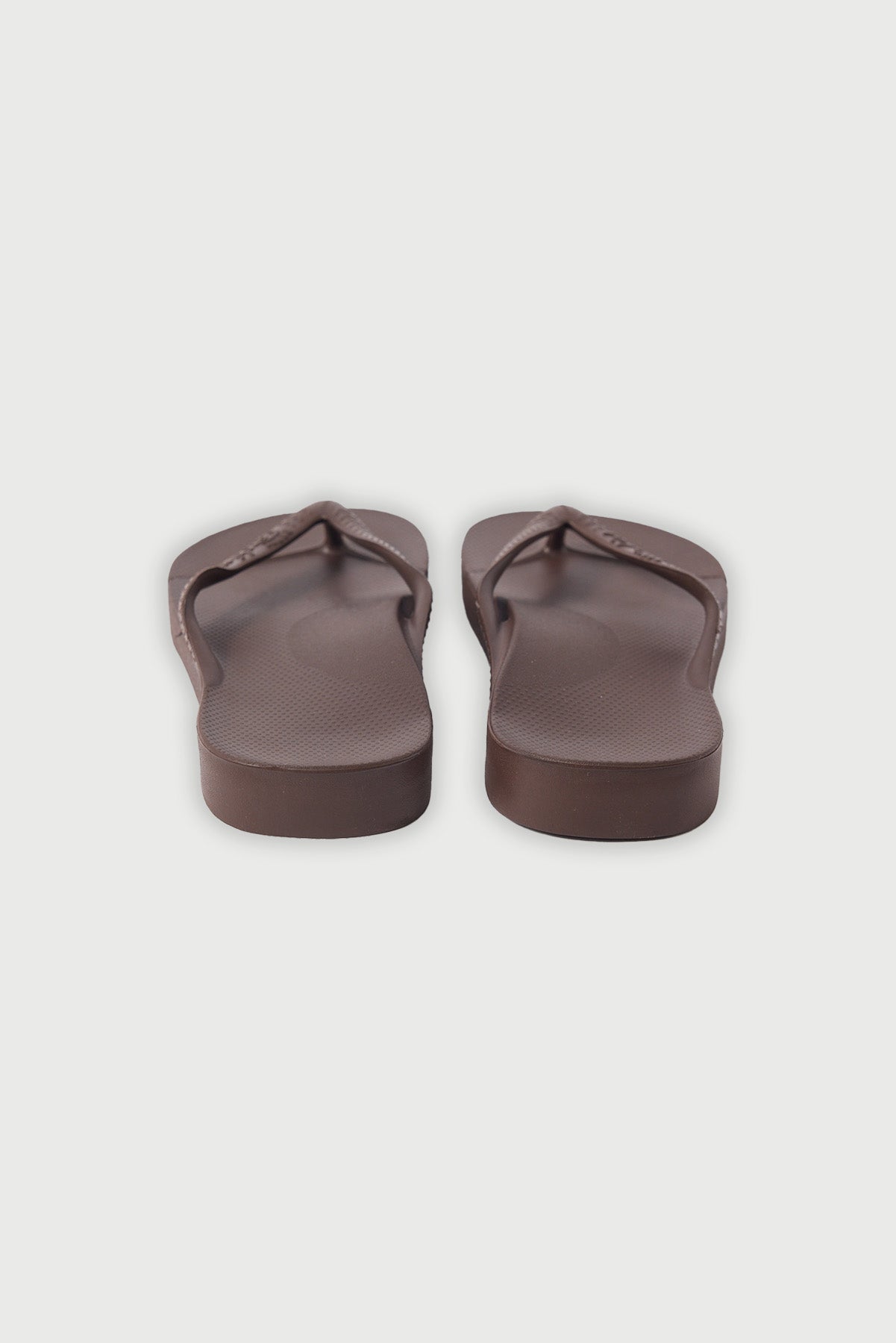 Archies Footwear Arch Support Thong Chocolate Brown